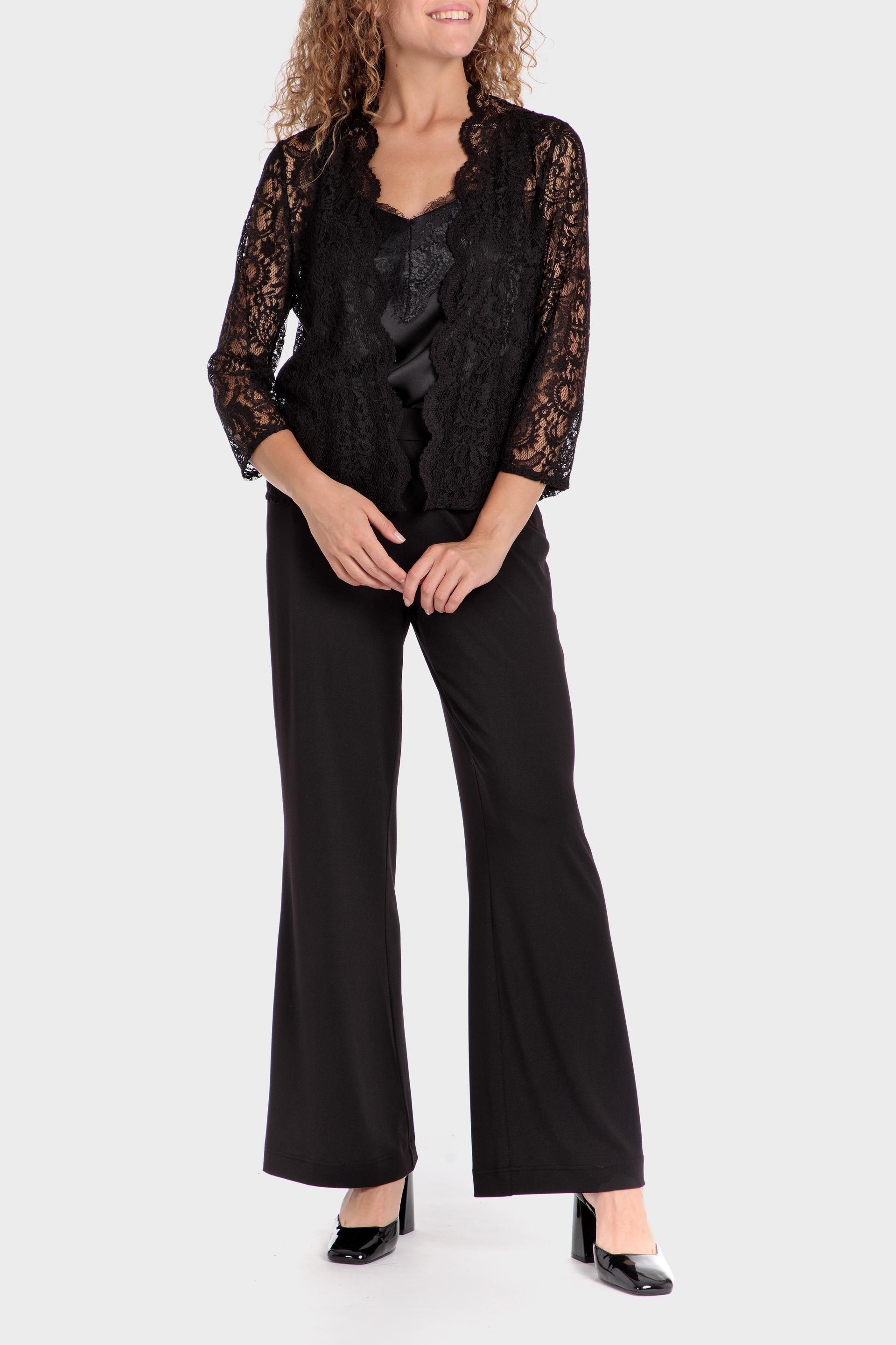 Black Laced Blouse, , large image number 0