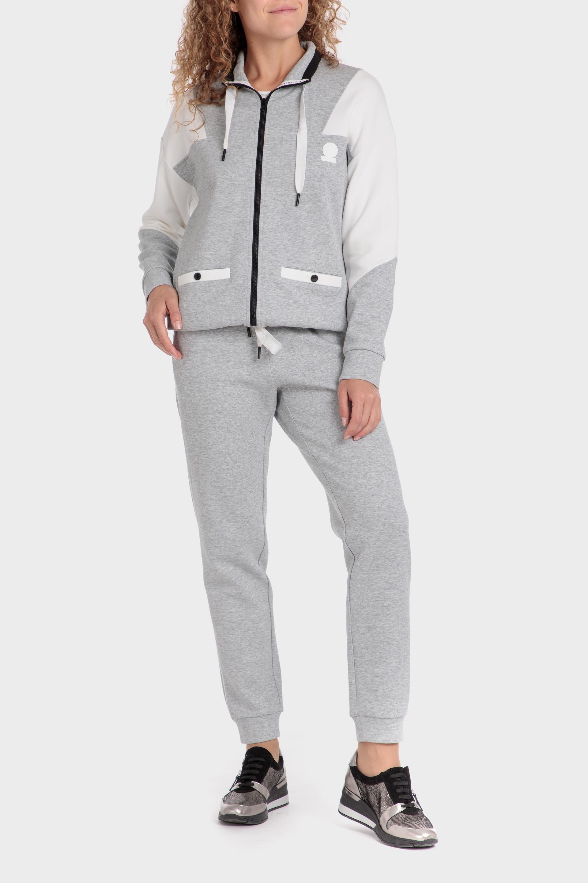 Grey  Block Casual Jacket, , large image number 1