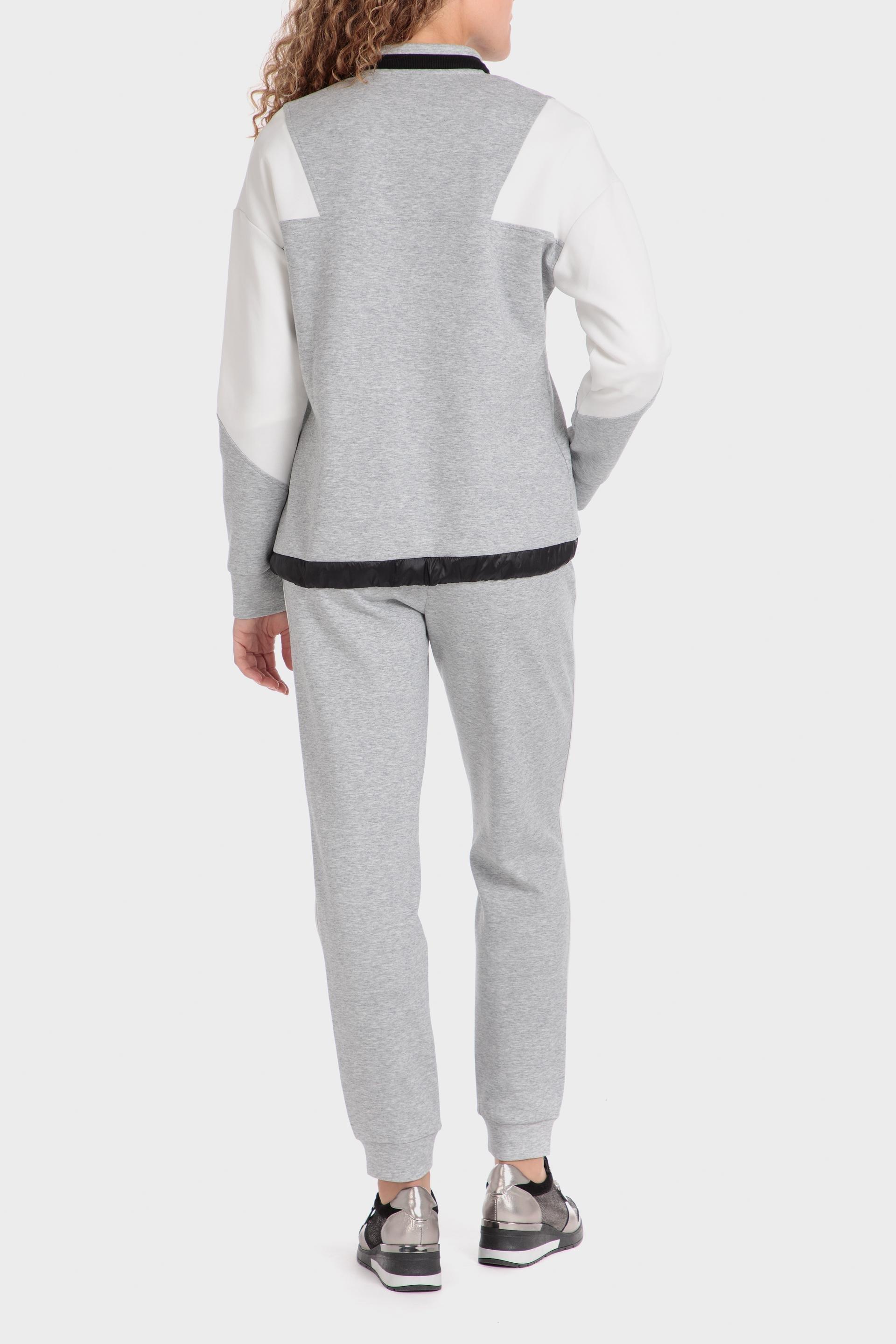 Grey  Block Casual Jacket, , large image number 3