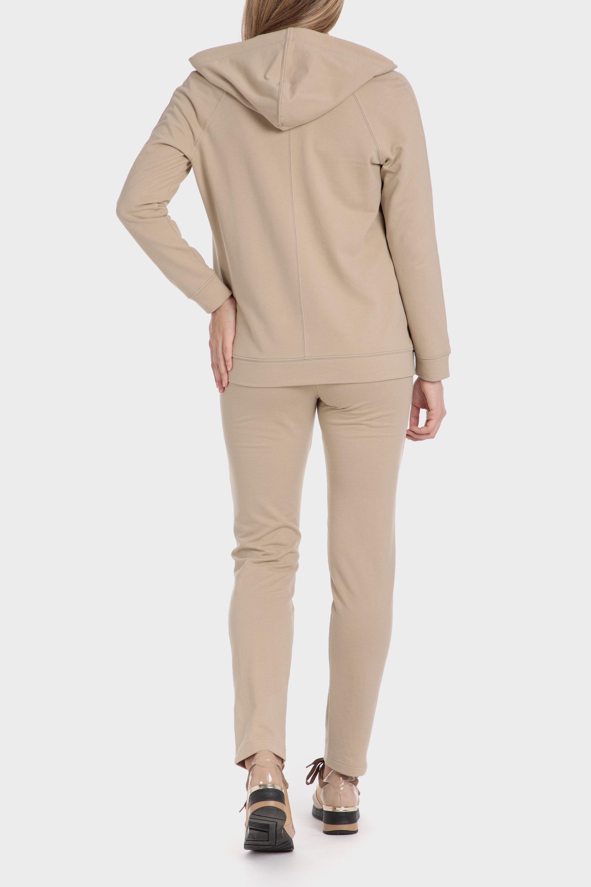 Beige Hooded Sports Jacket, , large image number 3