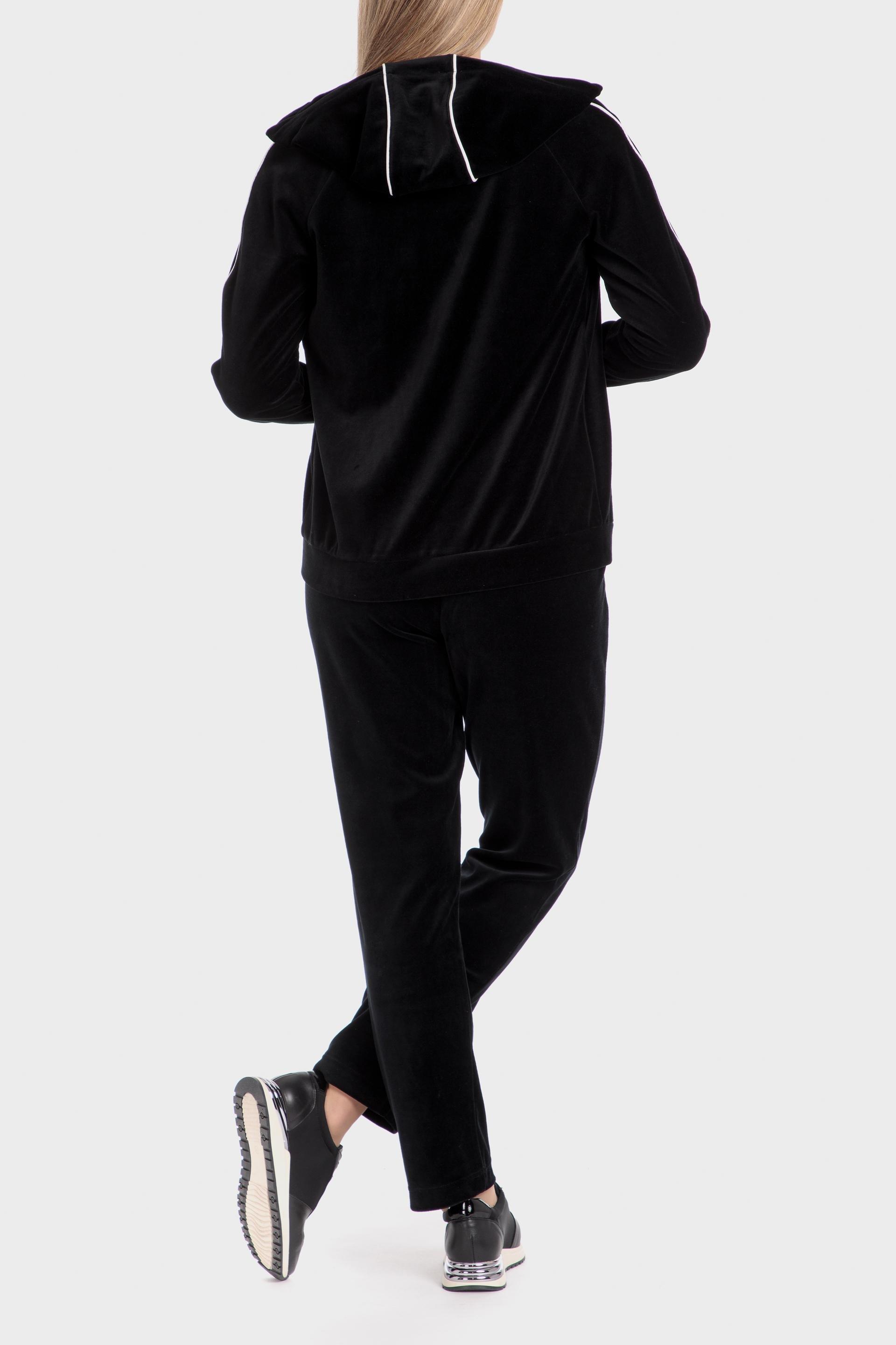Black Graphic Print Jacket, , large image number 6