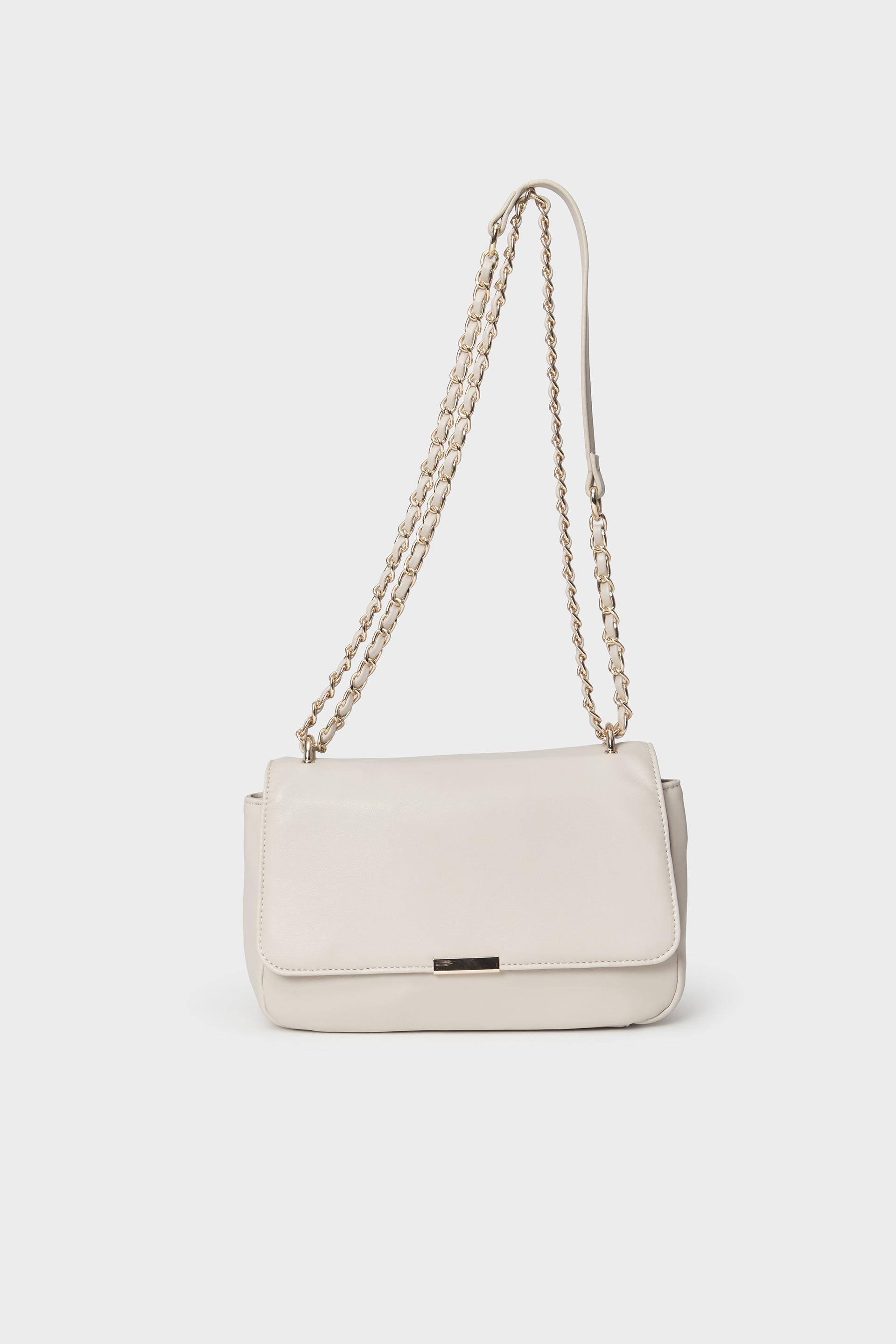 Beige Plain Handmade Bag, Beige, large image number 0