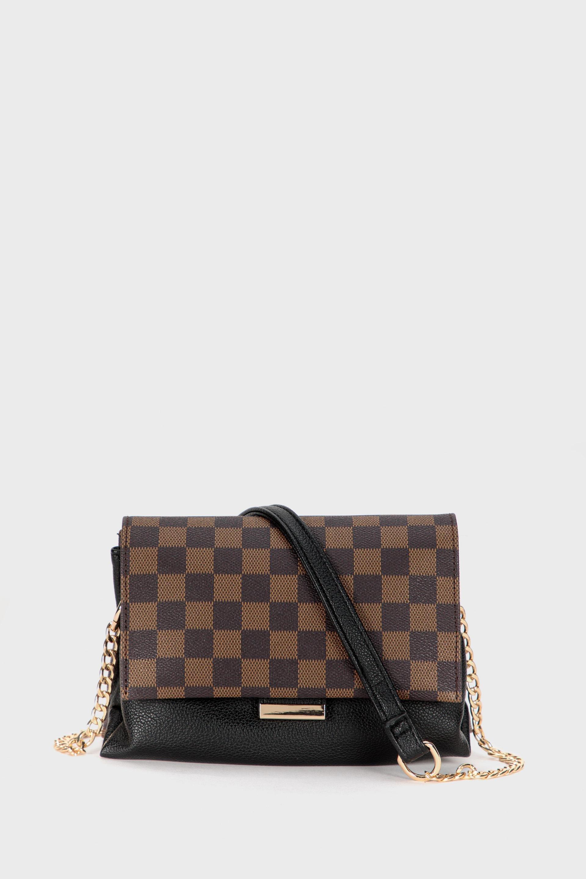 Multicolour Detailed Shoulder Bag, Black, large image number 0