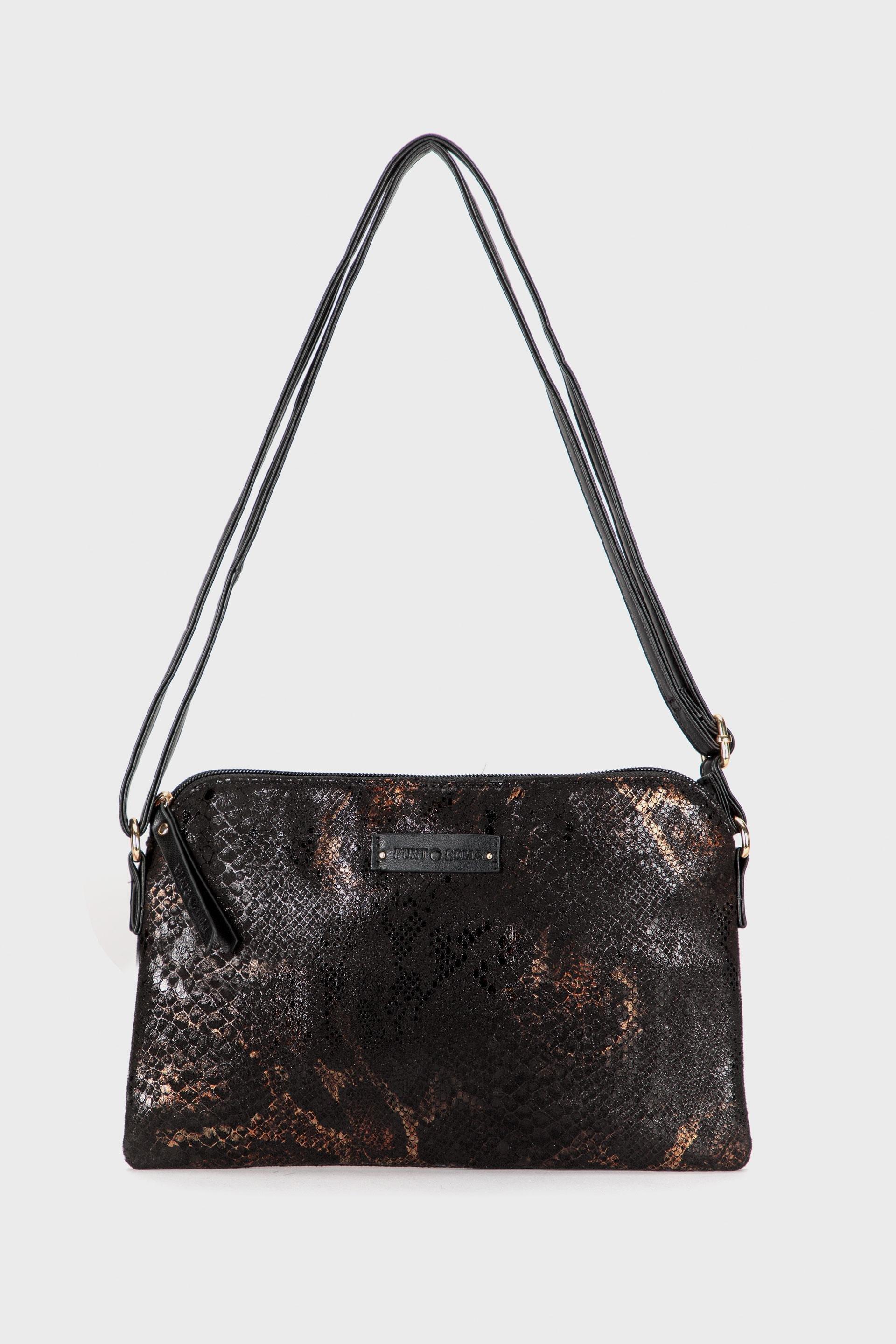 Black Textured Clutch, Black, large image number 1