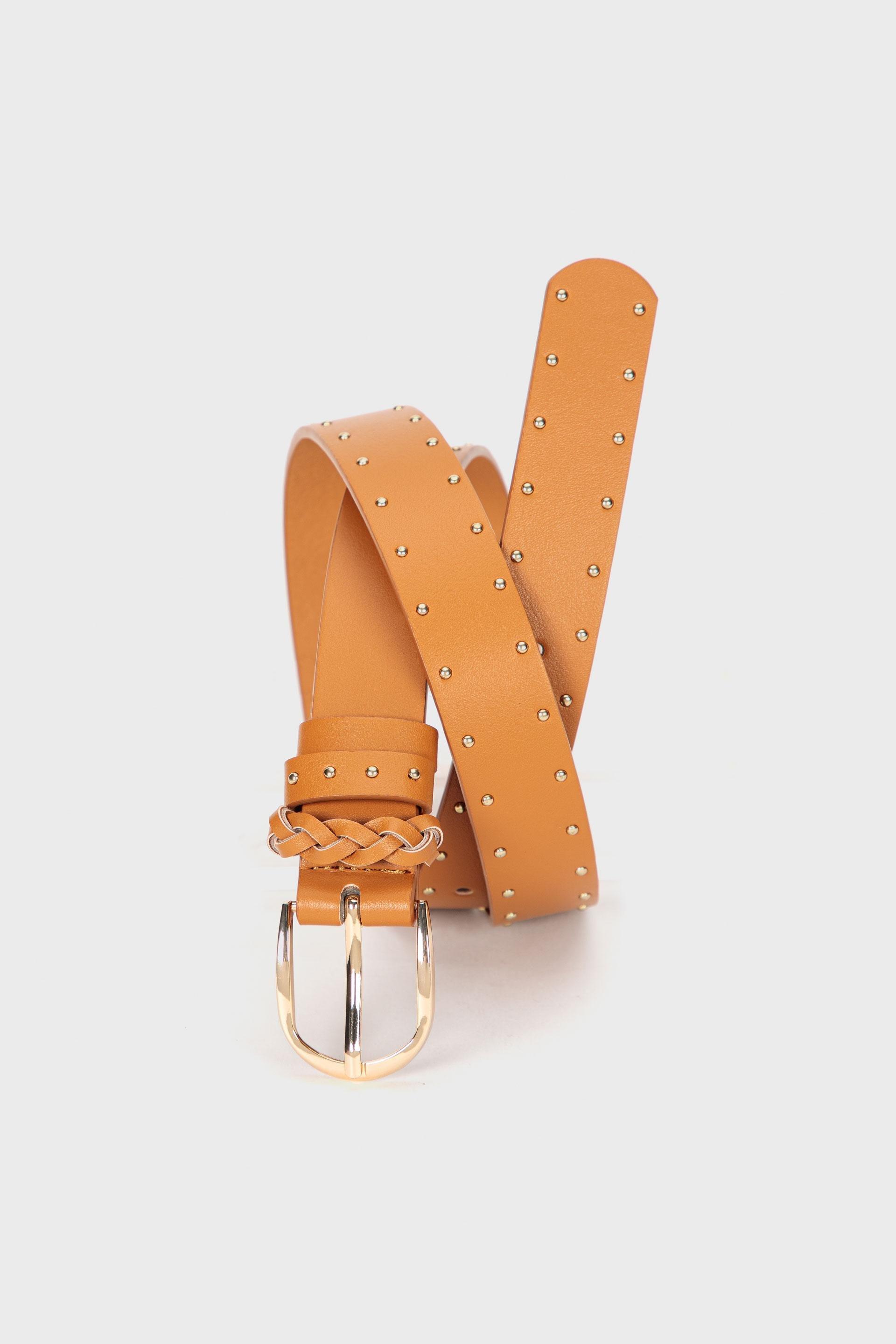 Orange Embellished Belt, , large image number 1