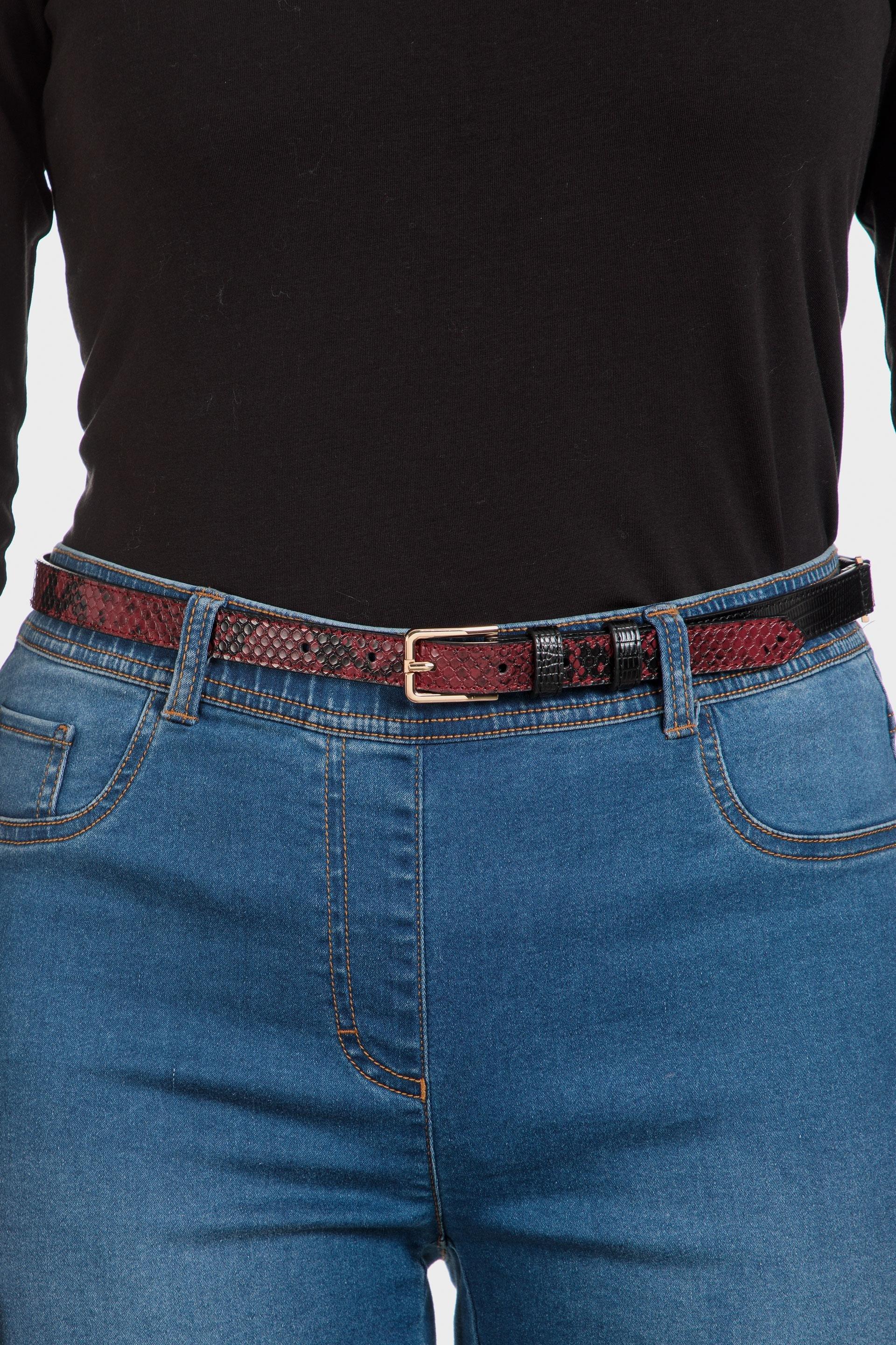 Multicolour Skinny Snake Belt, , large image number 1
