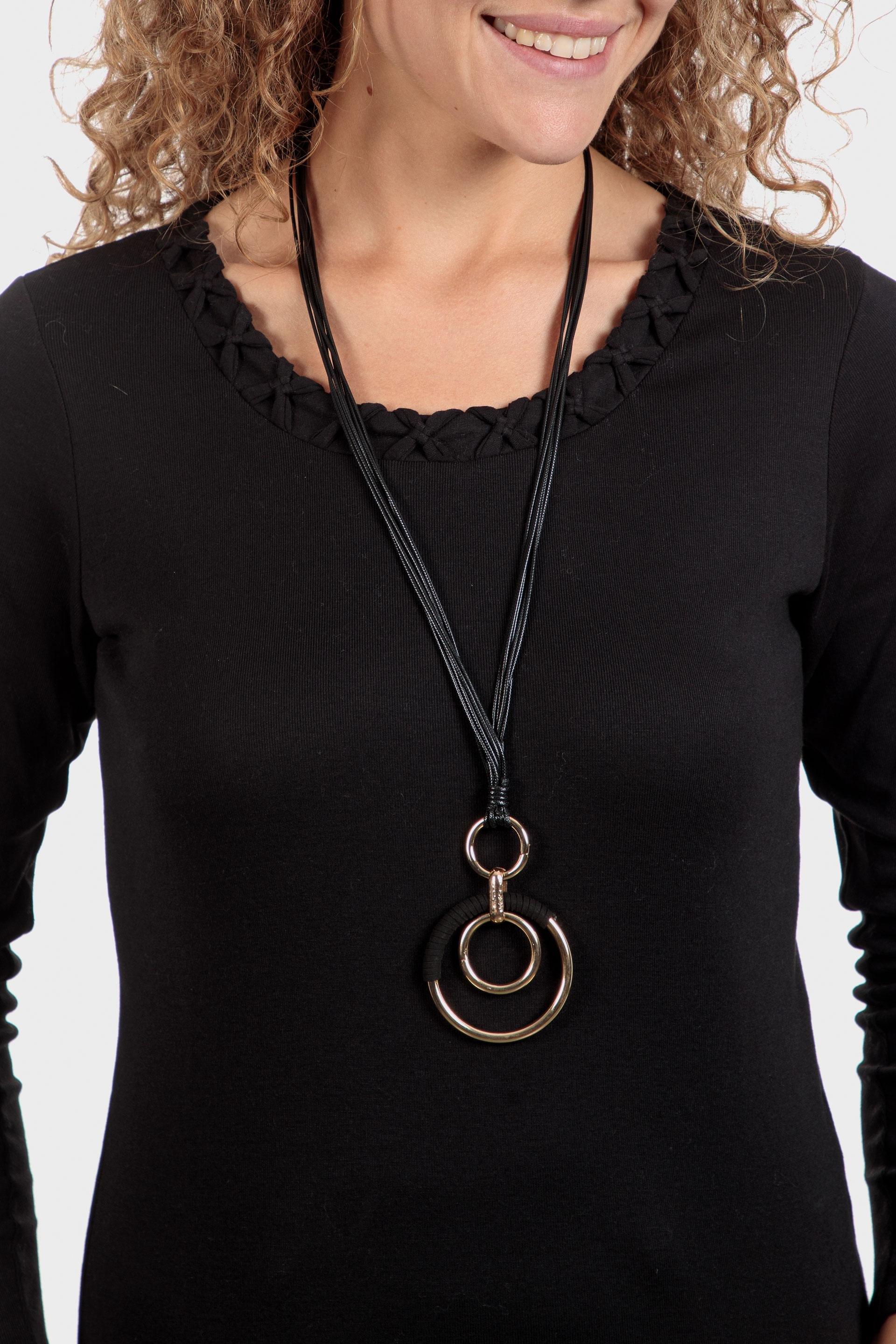 Gold Necklace, Metal Golden, large image number 0