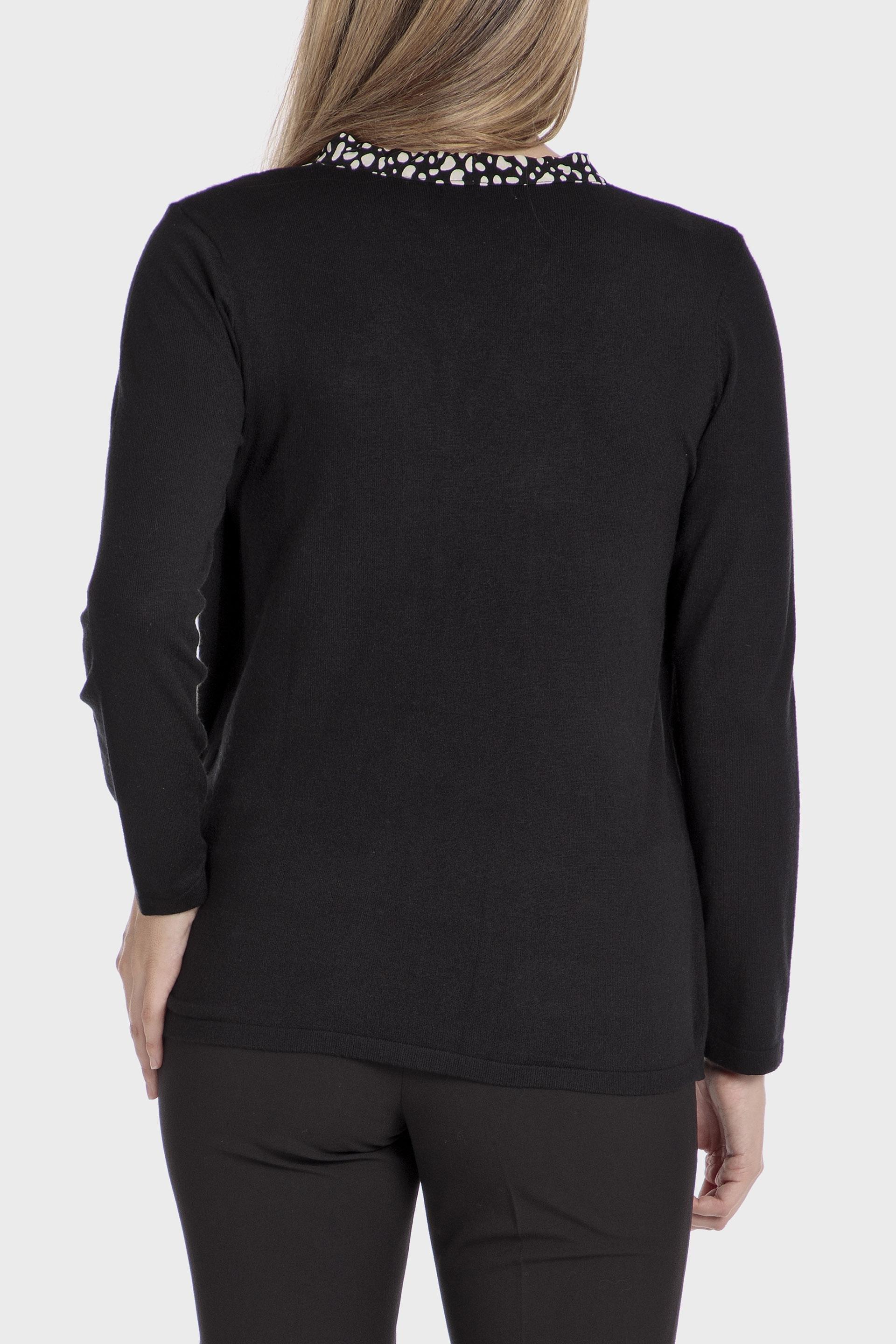 Black Polka Dot Blouse, , large image number 2