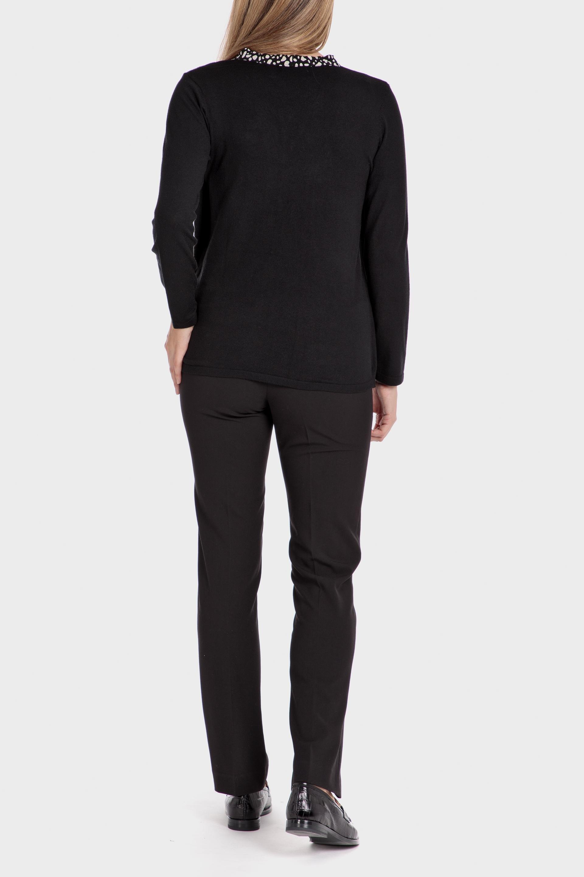 Black Polka Dot Blouse, , large image number 3