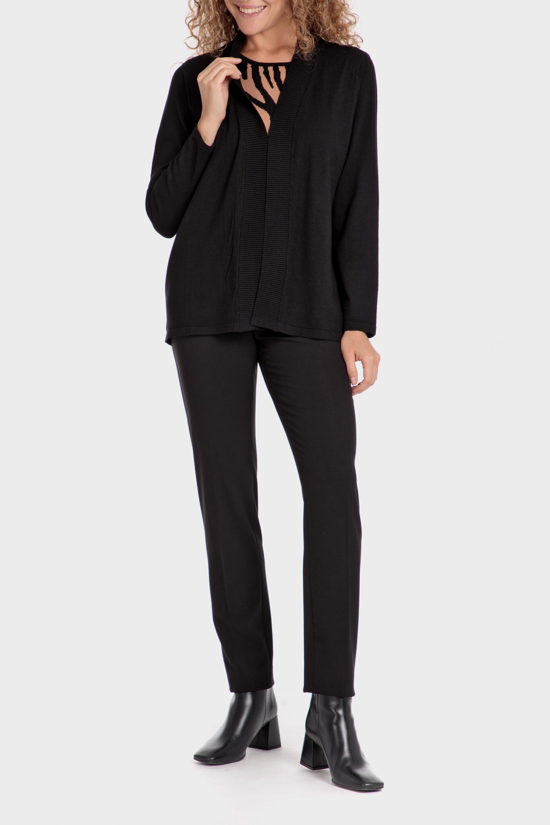 Black Jacquard Twinset, , large image number 1