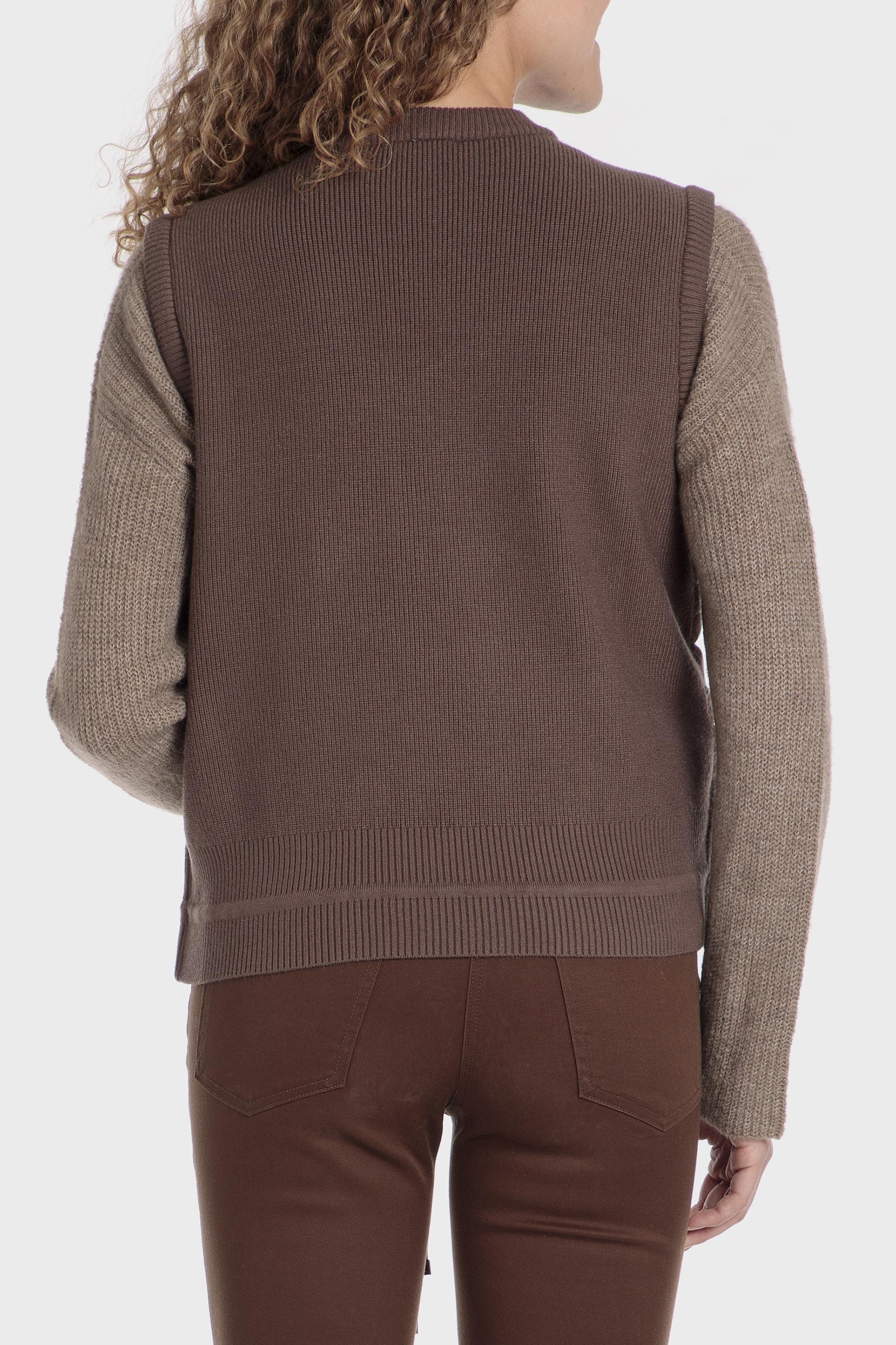 Brown Padded Waistcoat, , large image number 0