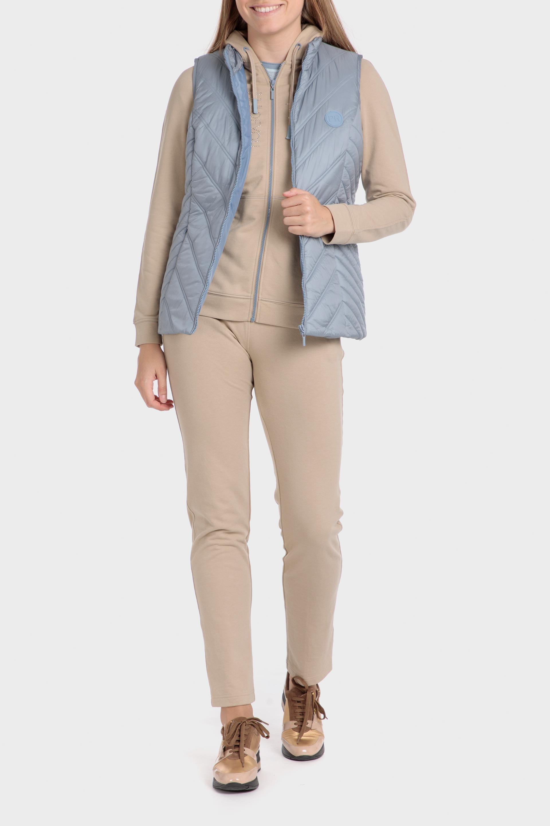 Blue Padded Waistcoat, , large image number 3