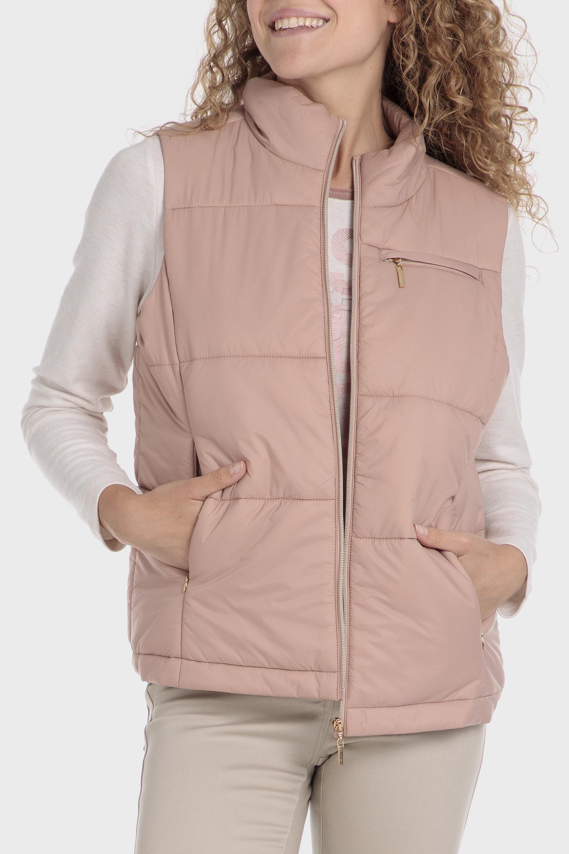 Pink Puffer Vest, , large image number 0