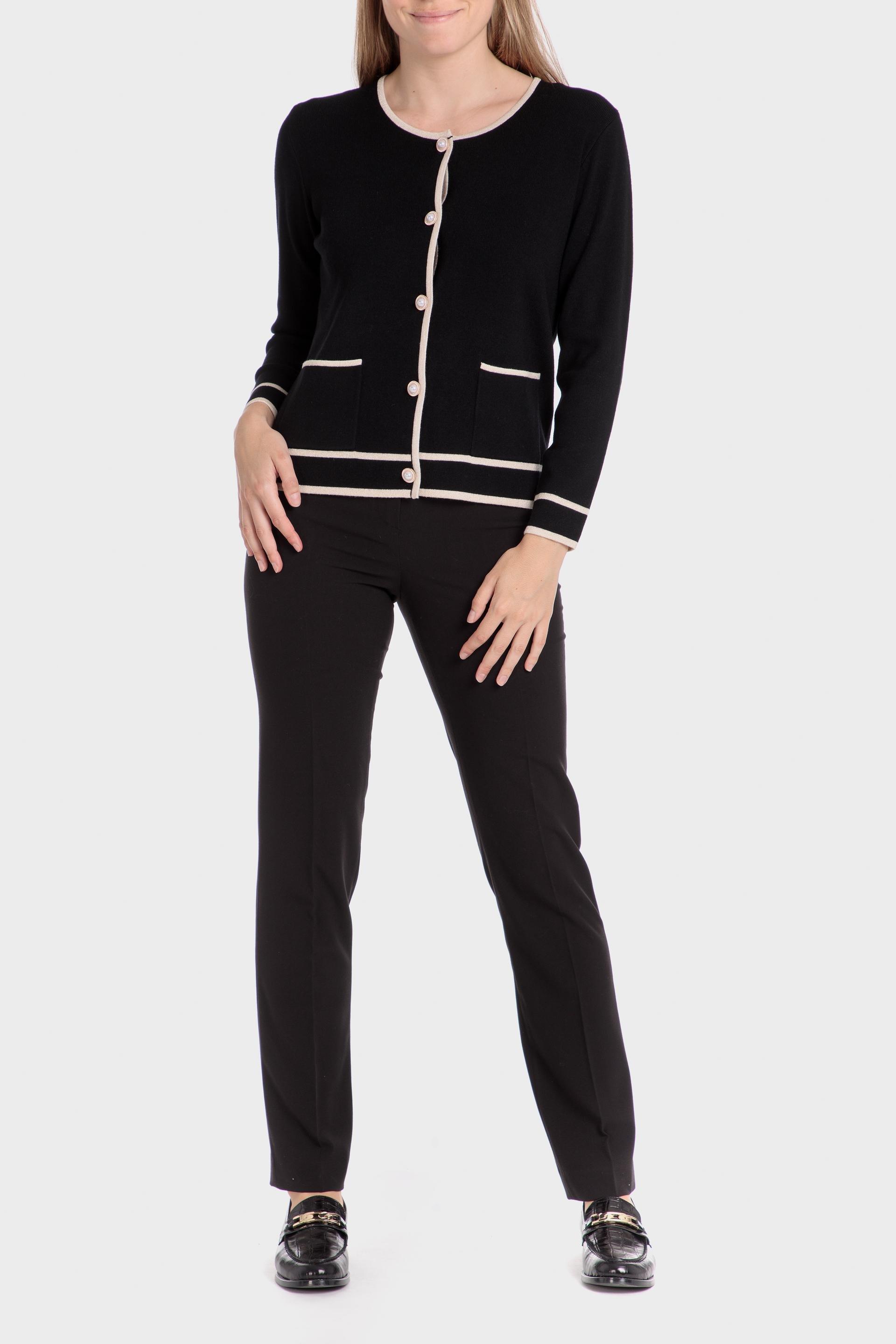 Black Knitted Jacket, , large image number 1