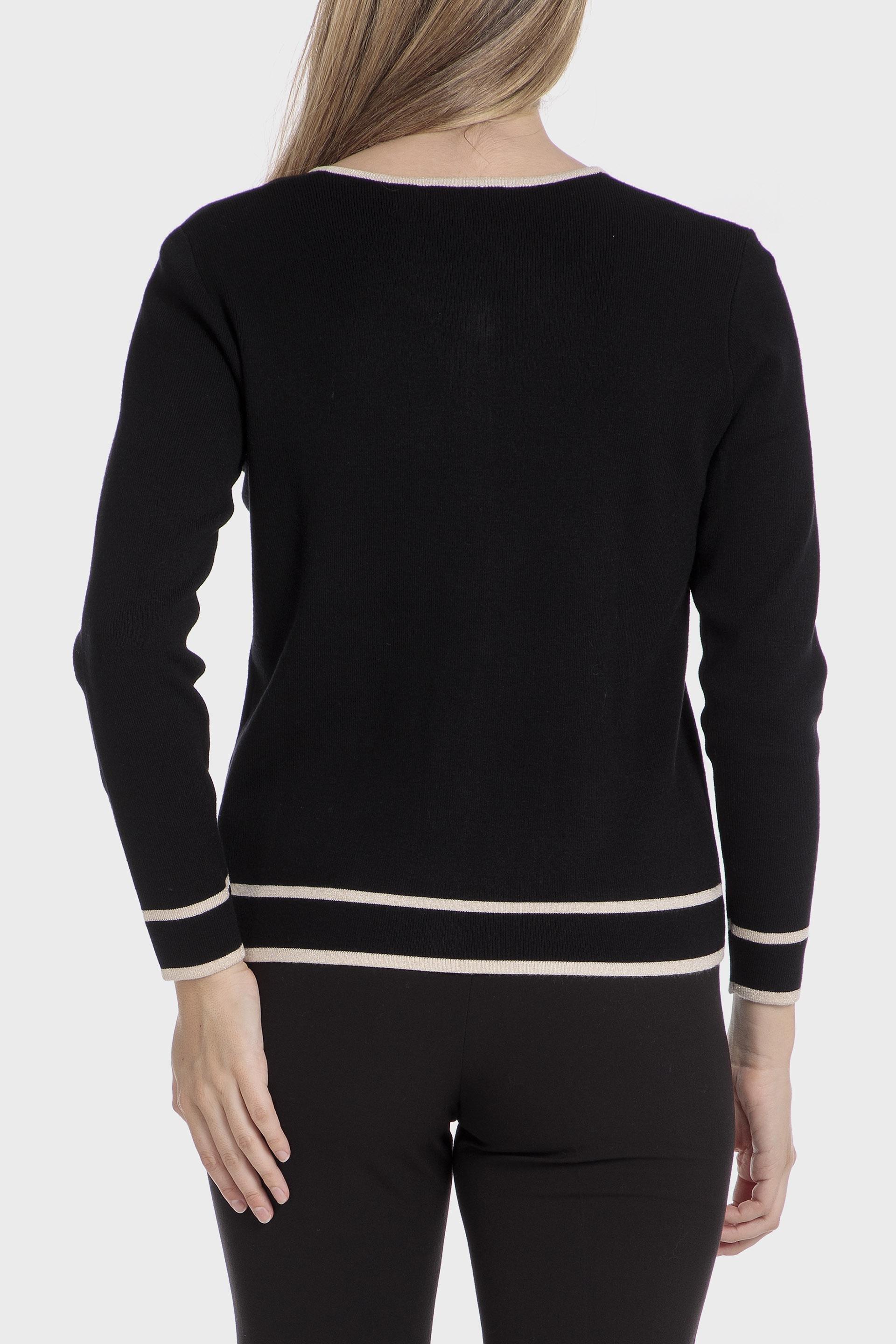 Black Knitted Jacket, , large image number 3