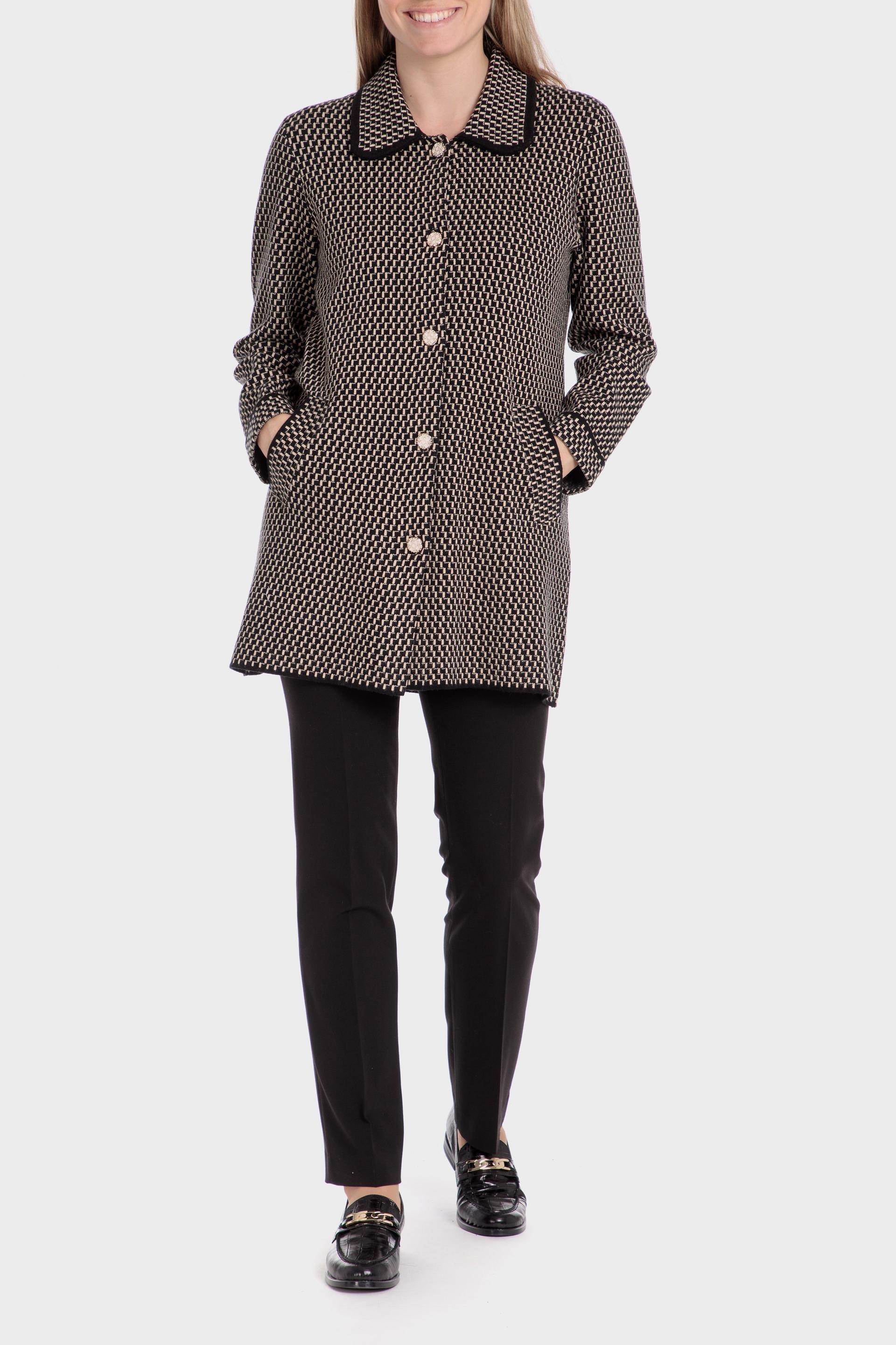 Multicolour Detailed Long Pockets Caot, , large image number 2