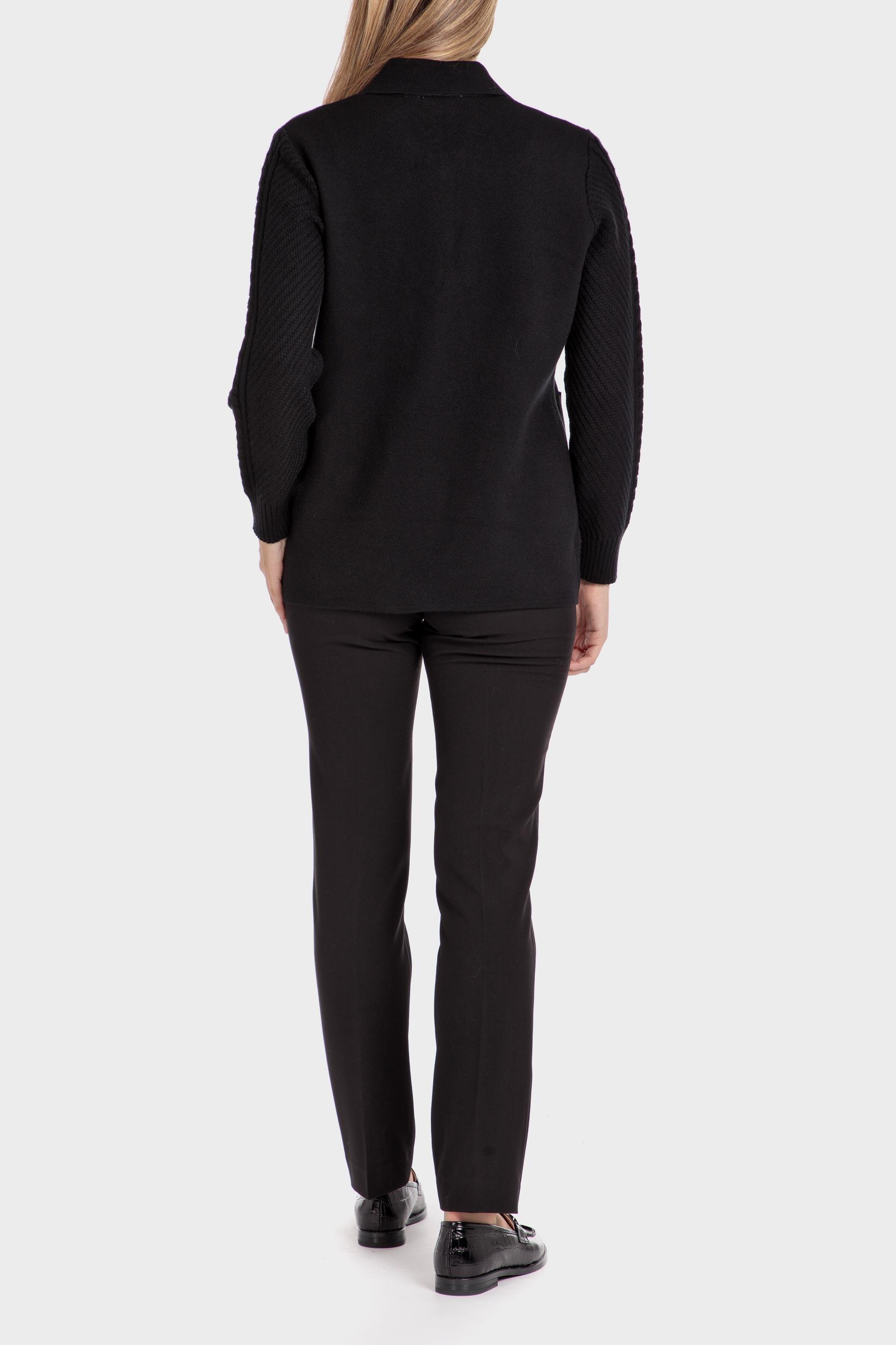 Black Pocketed Jacket, , large image number 3