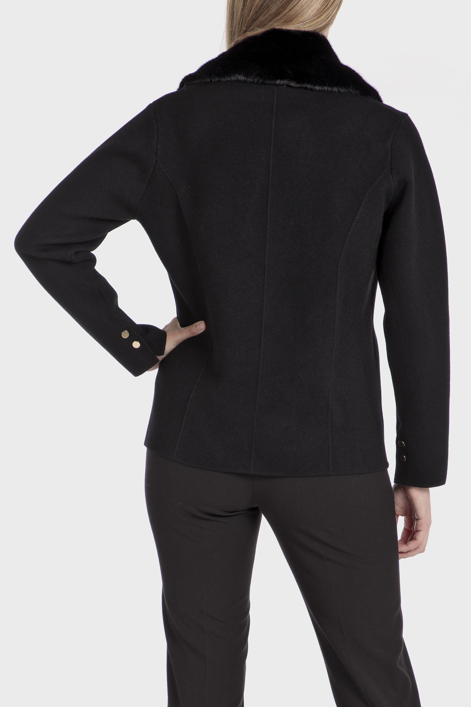 Black Collared Jacket, , large image number 0