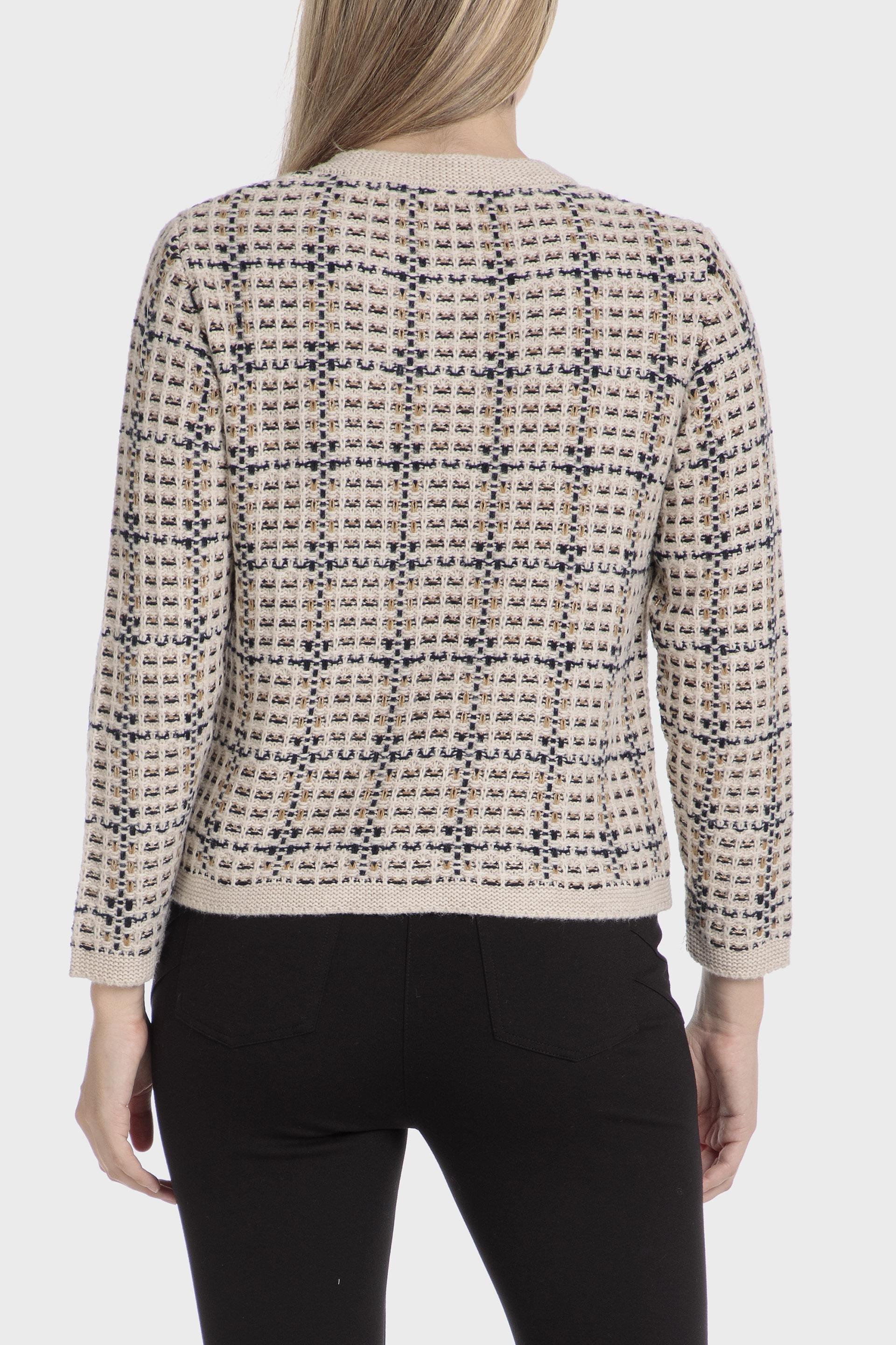 Beige Cropped Jacket, , large image number 2