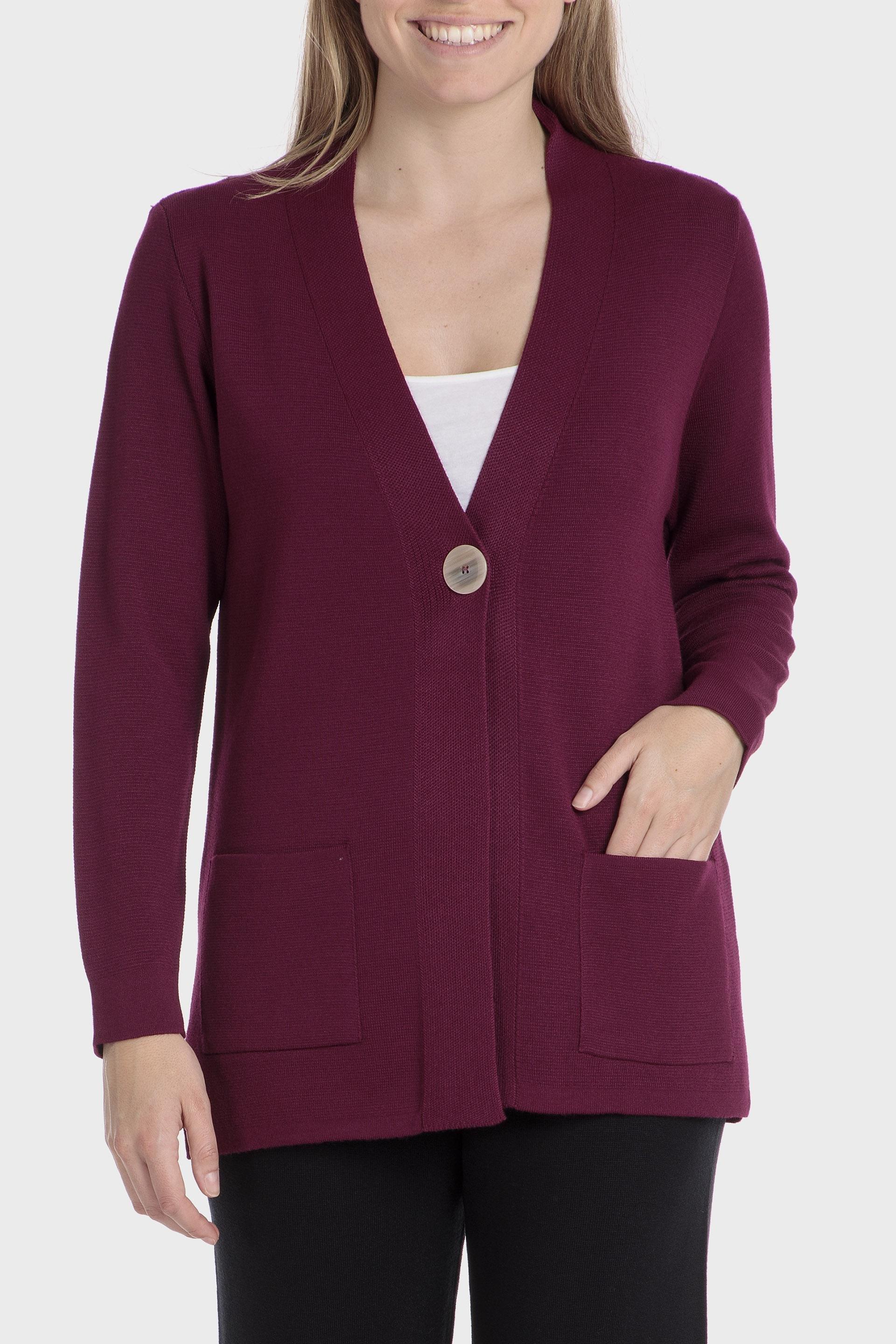 Red Knitted Jacket, , large image number 0