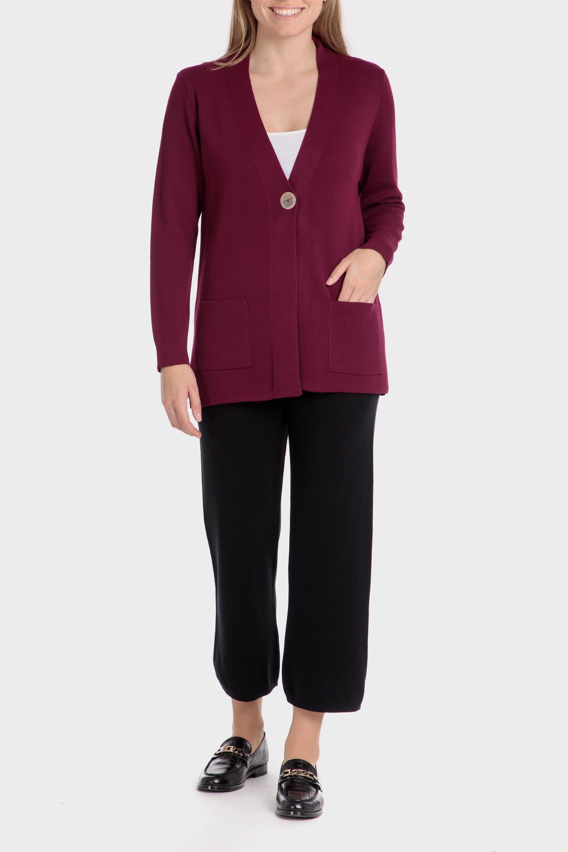 Red Knitted Jacket, , large image number 1