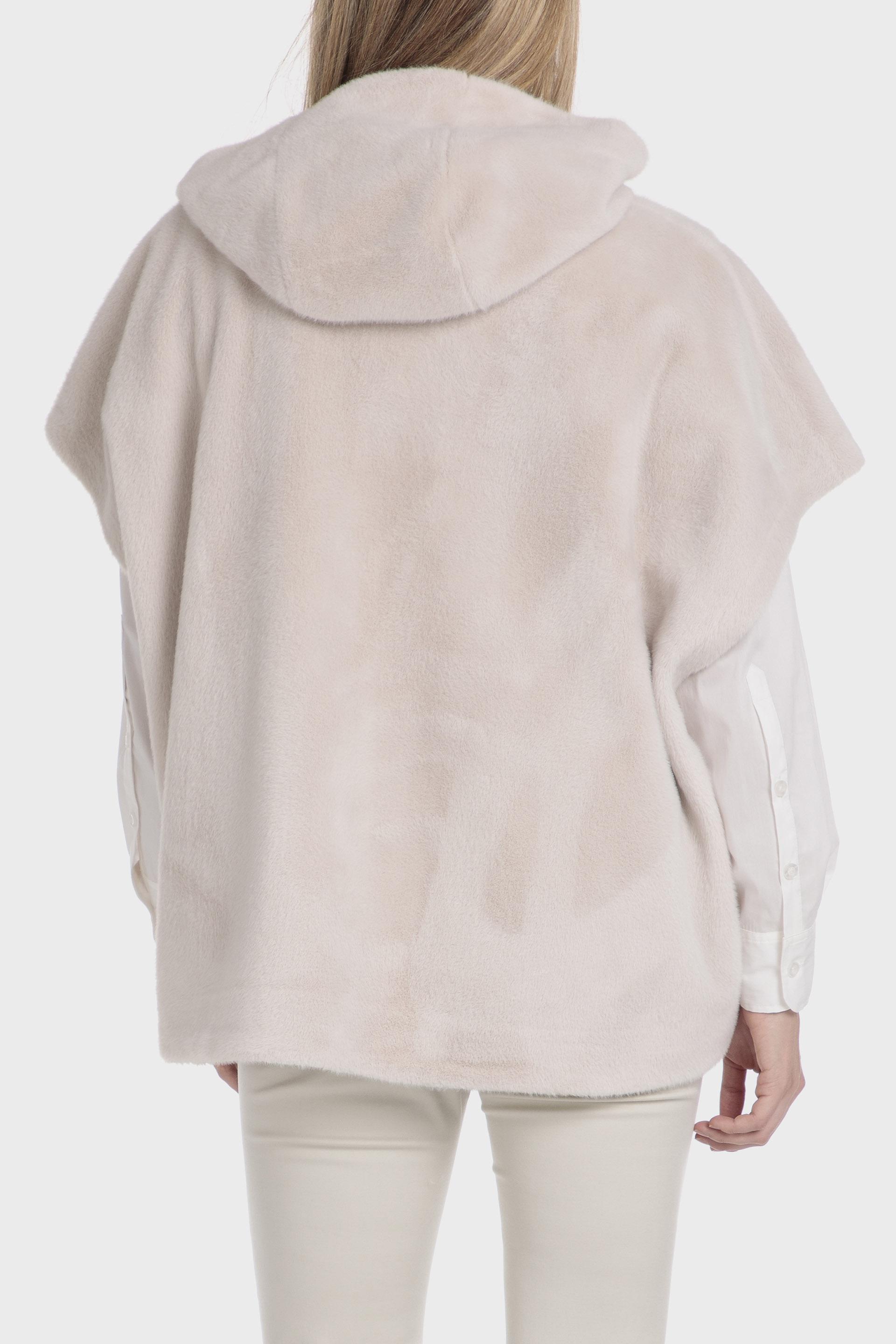 Cream Textured Hoodies, , large image number 3