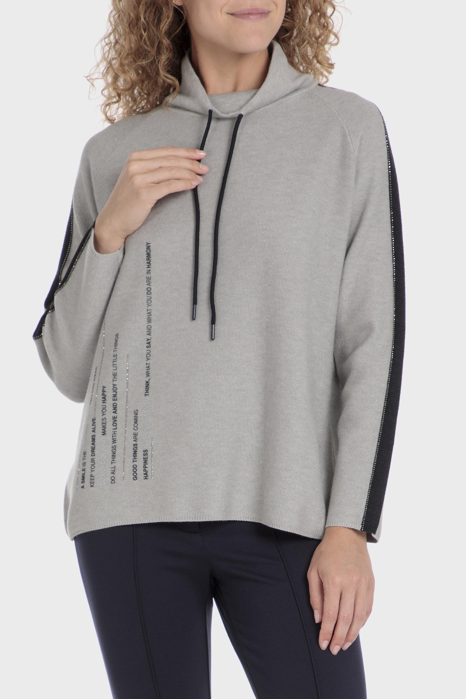 Grey Hoodies With Gemstones, , large image number 0