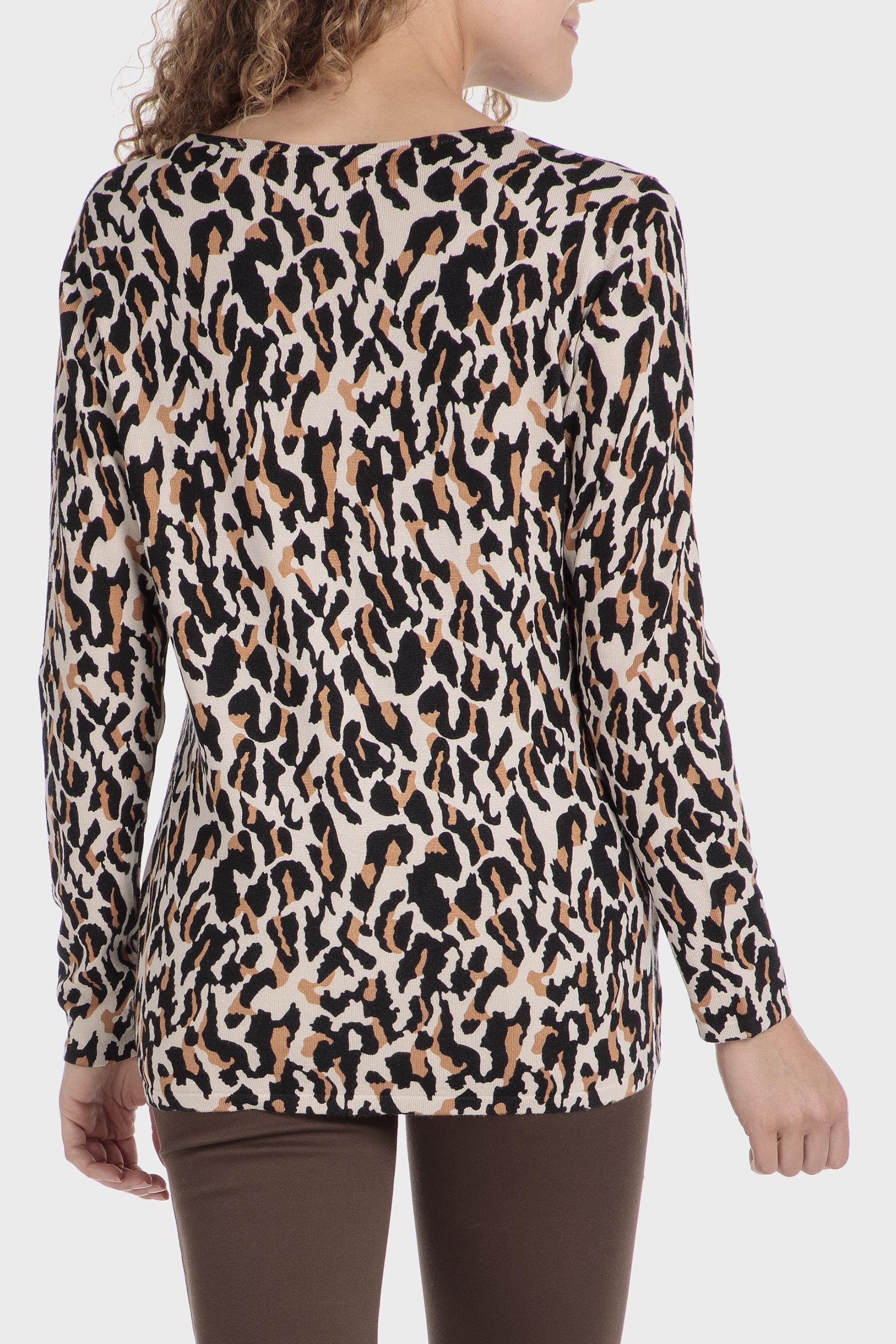 Multicolour Animal Print Jumper, , large image number 2