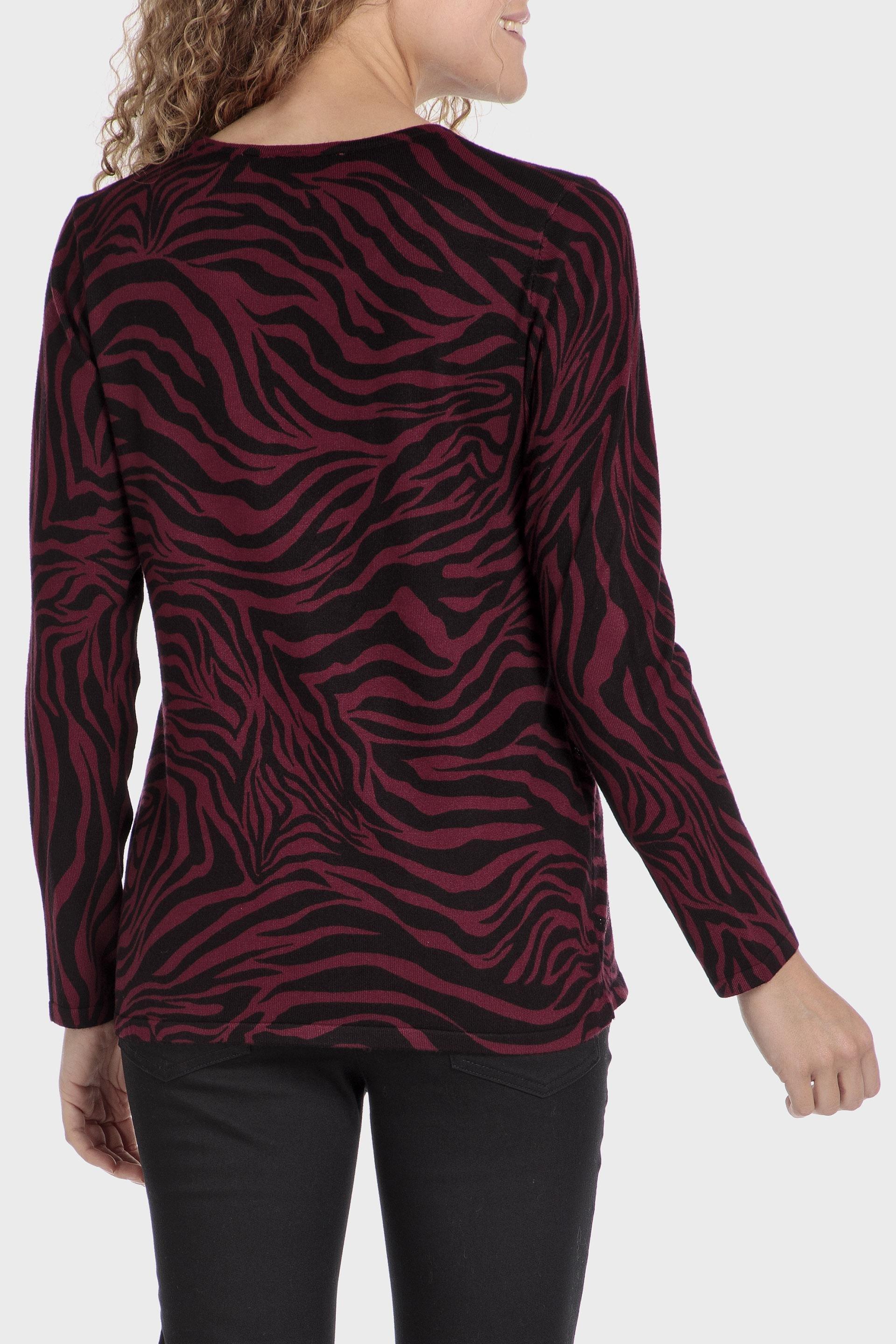 Black Gemstone Printed Sweater, , large image number 3