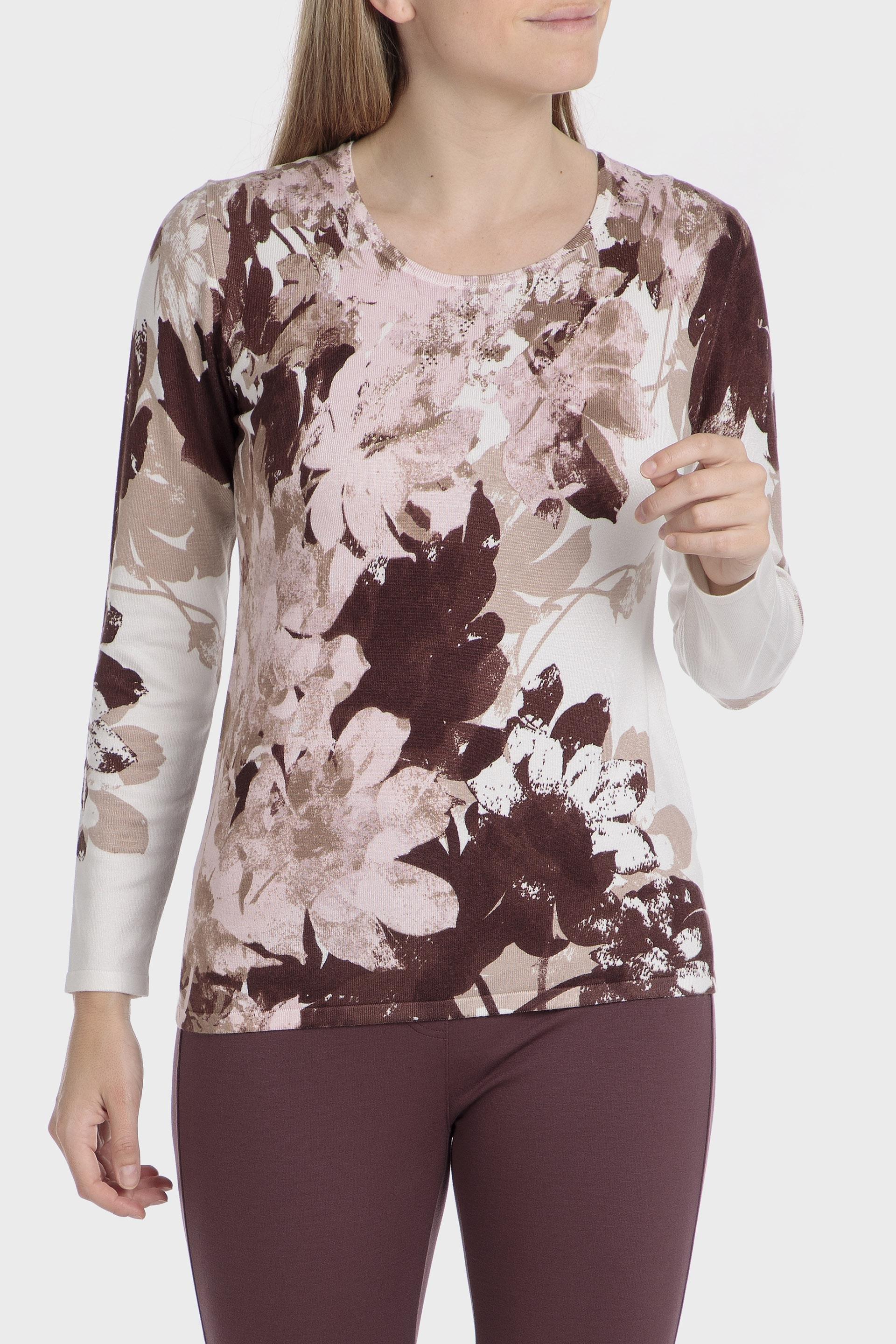 Pink Floral Jumper, , large image number 0
