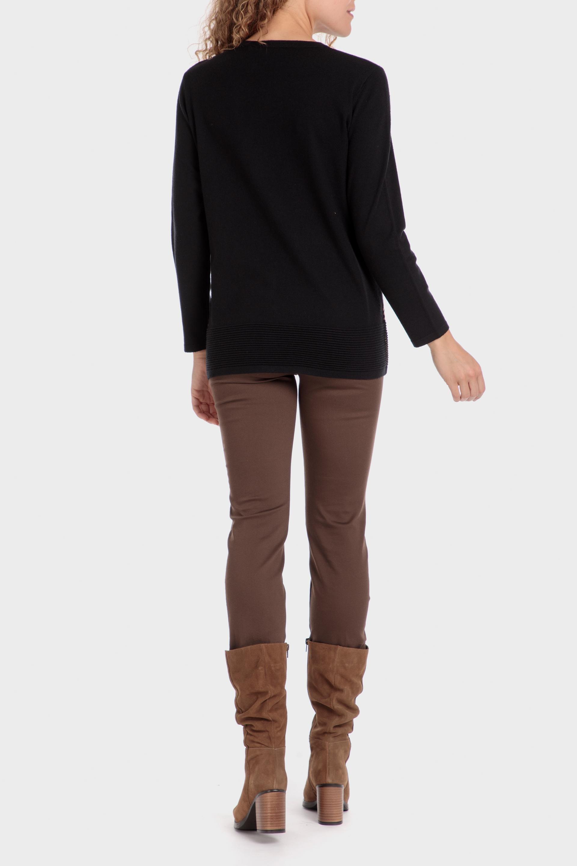 Black Striped Sweater, , large image number 3