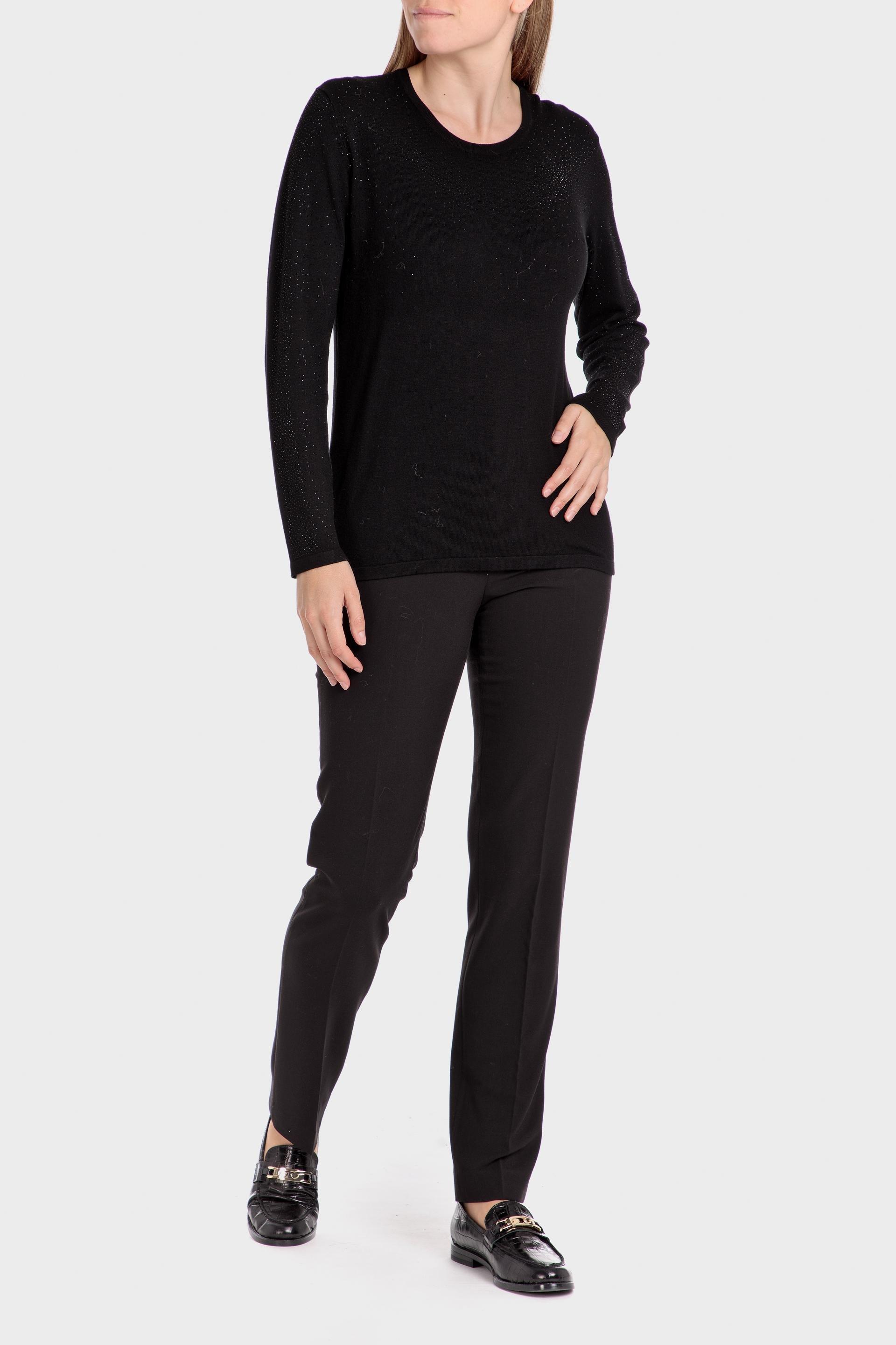 Black Fantasy Sweater, Black, large image number 3