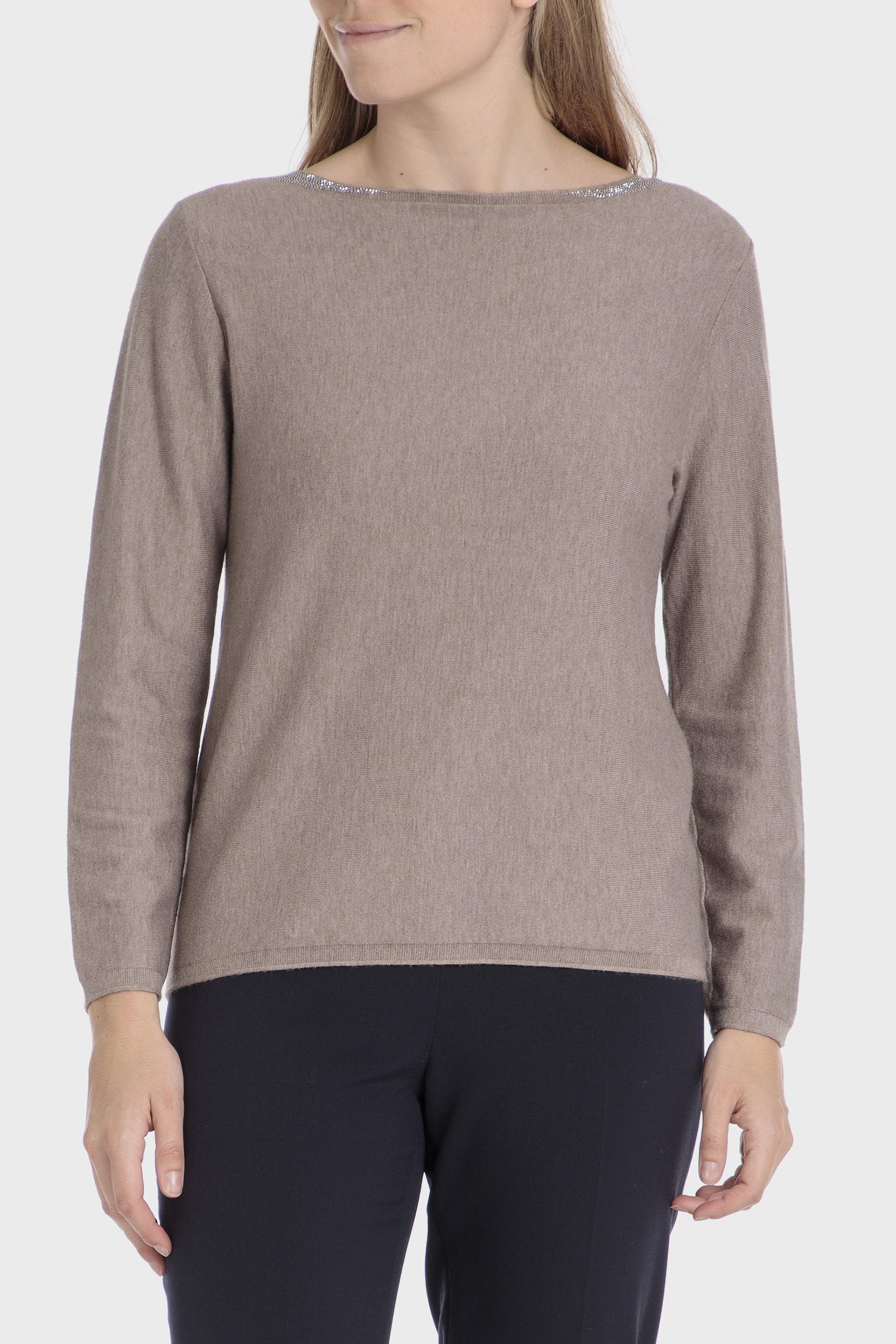 Beige Textured Jumper, , large image number 0