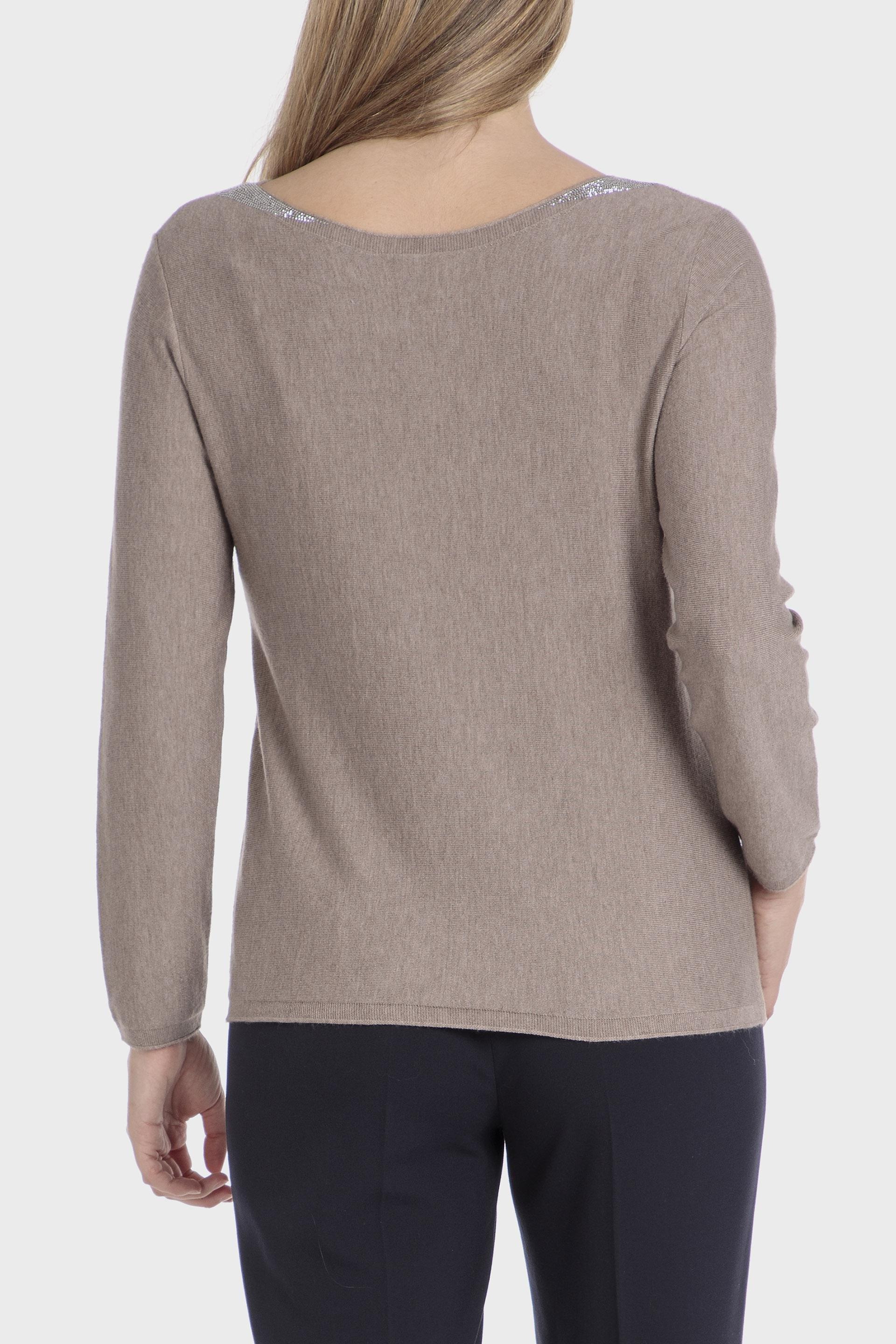 Beige Textured Jumper, , large image number 2