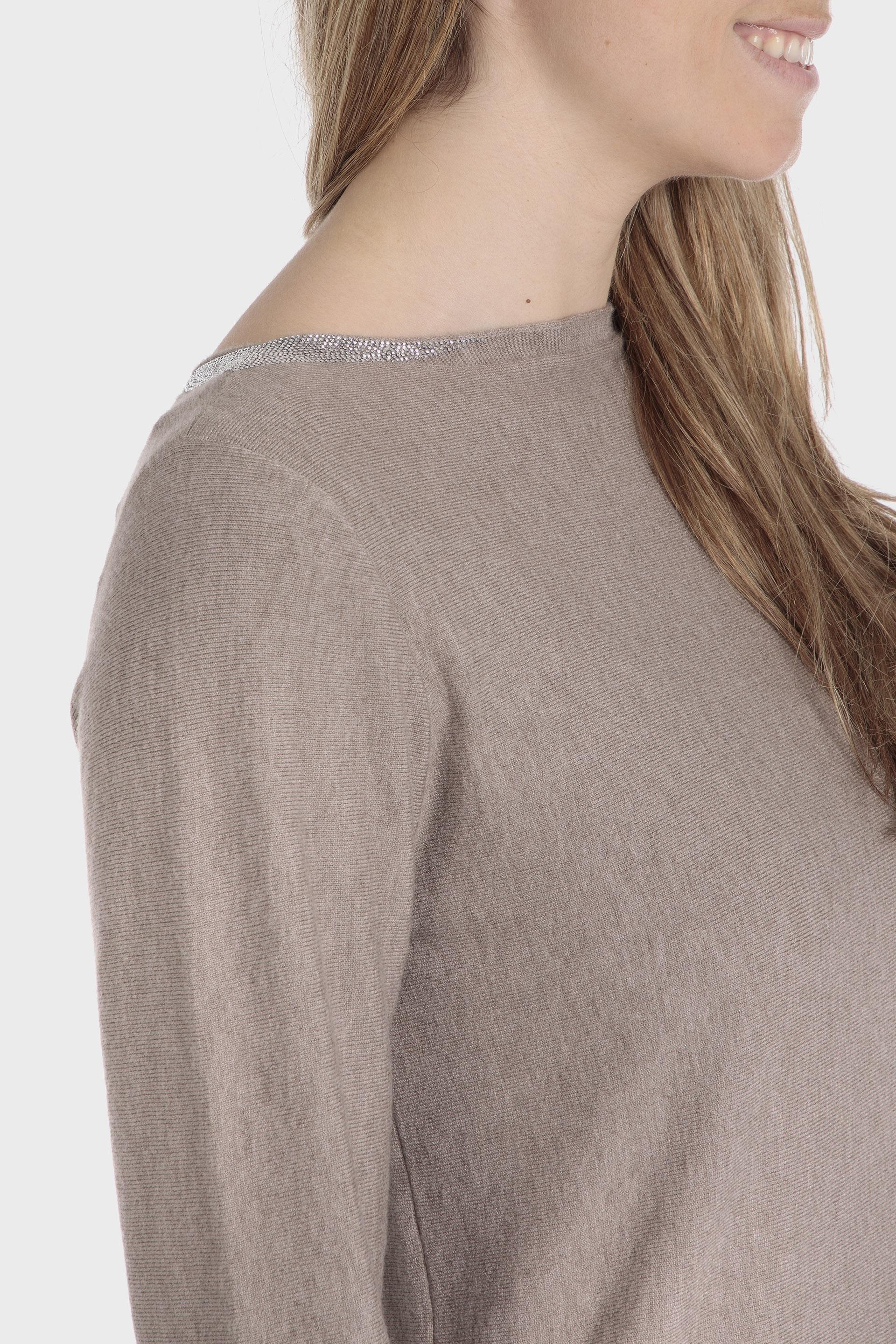 Beige Textured Jumper, , large image number 4