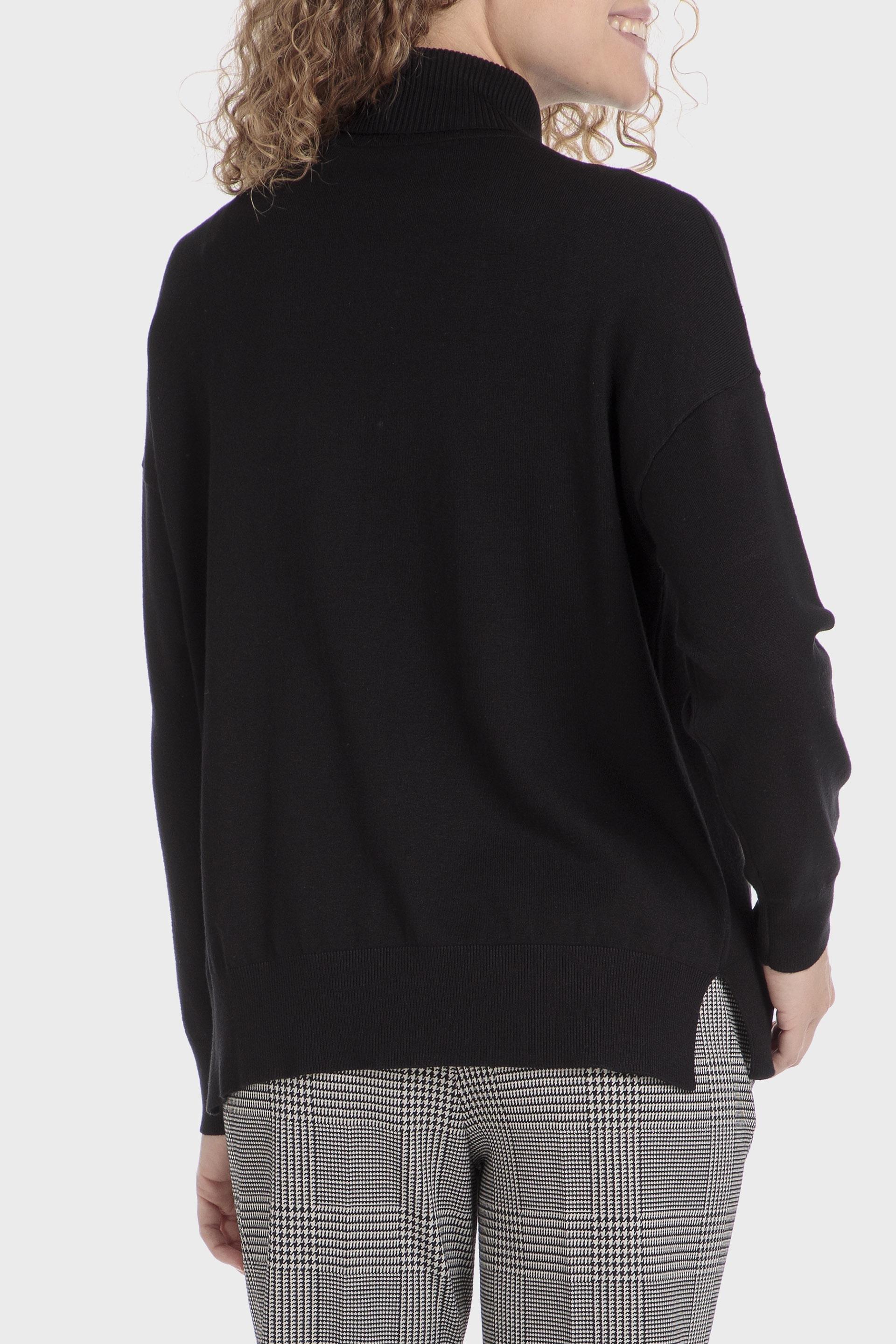Black Checked Sweater, , large image number 3