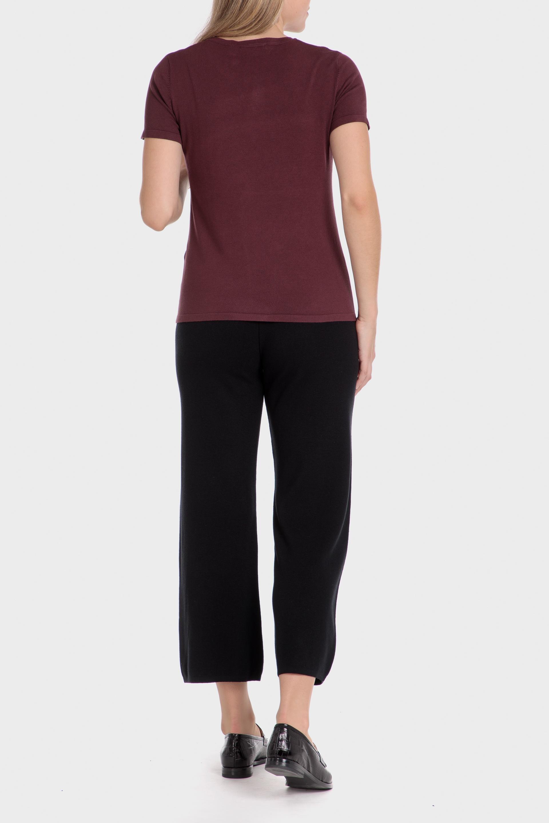 Red Plain Crew Neck T-Shirt, , large image number 2
