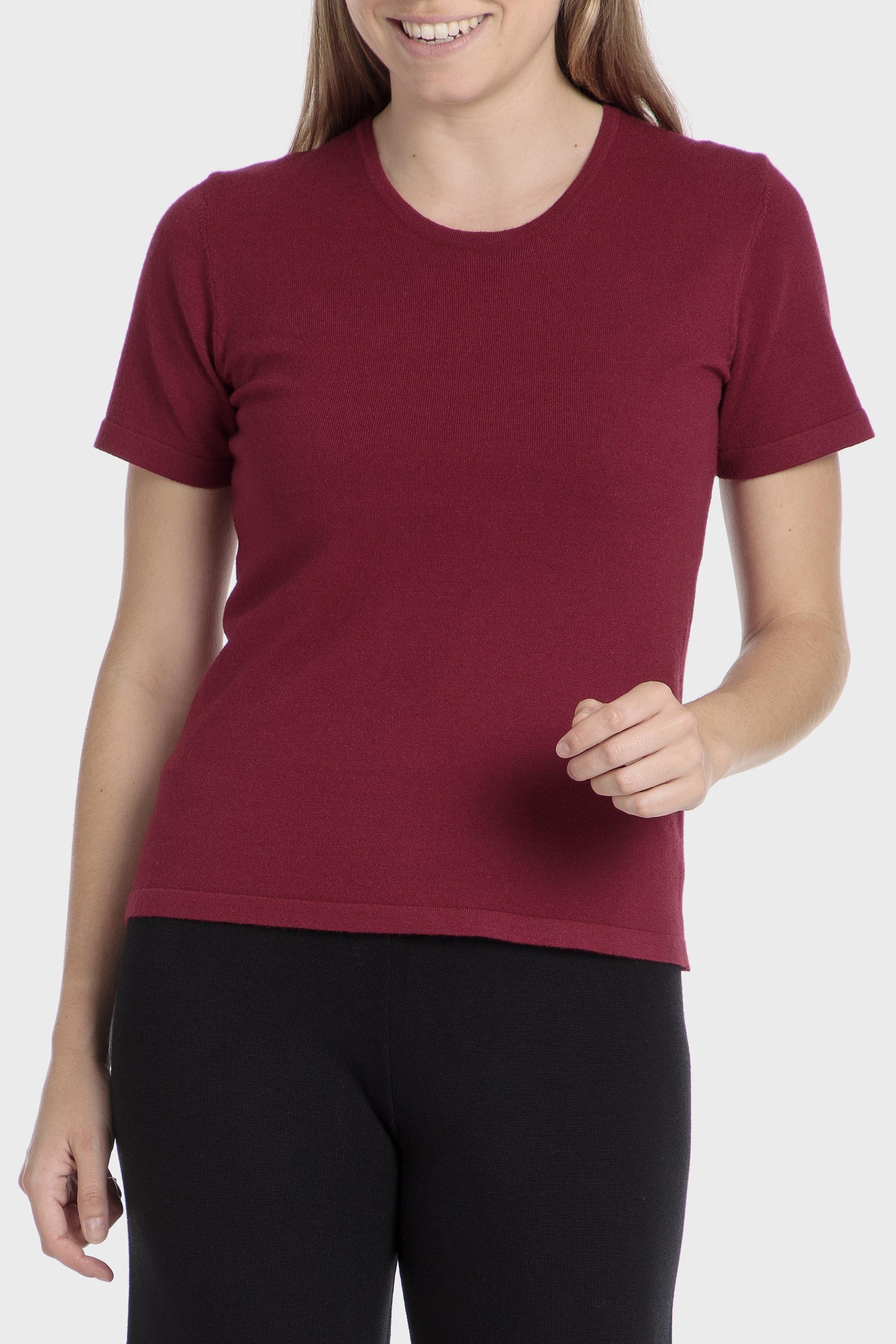 Red Slim Casual Sweater, , large image number 0