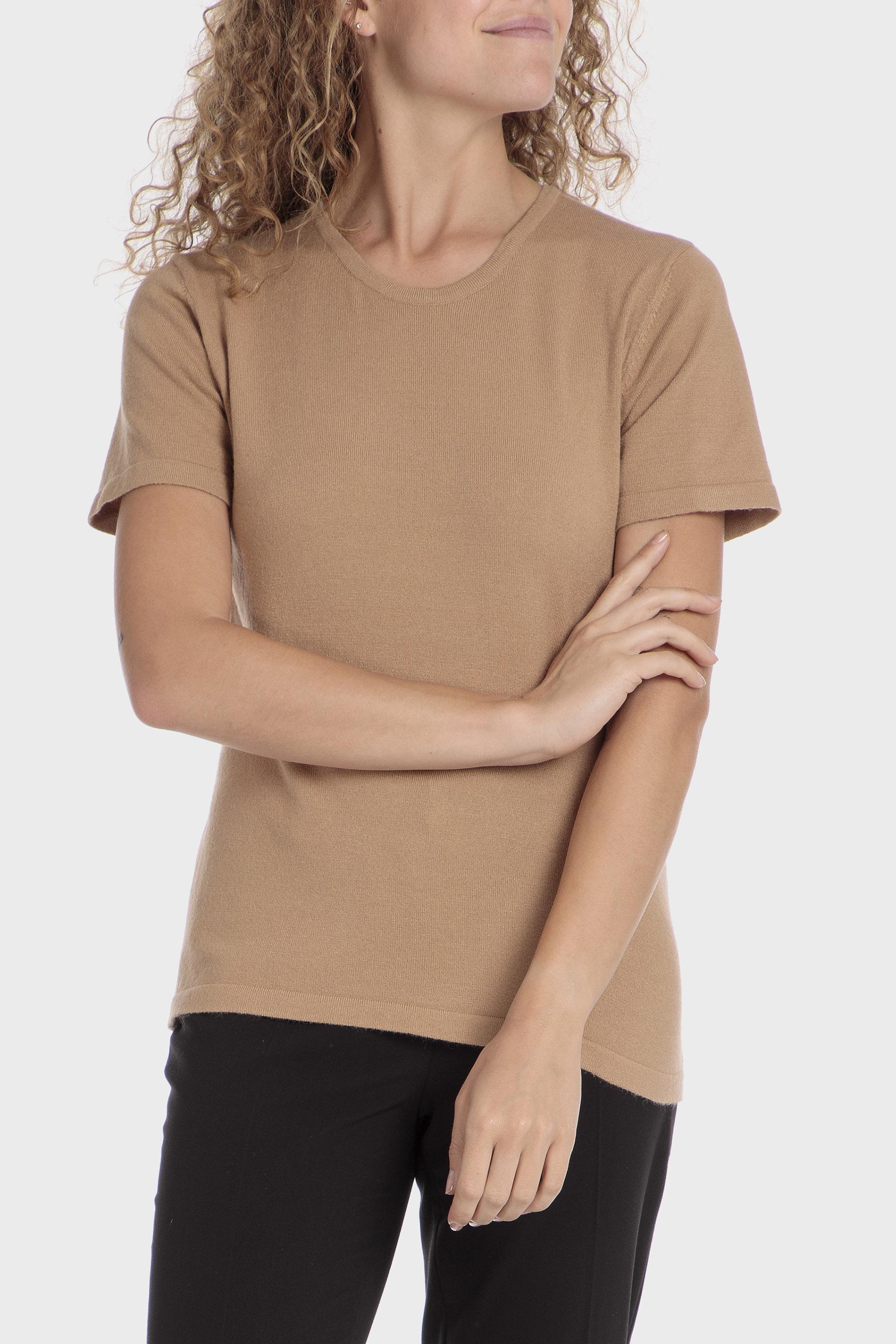 Beige Ribbed Sweater, , large image number 0