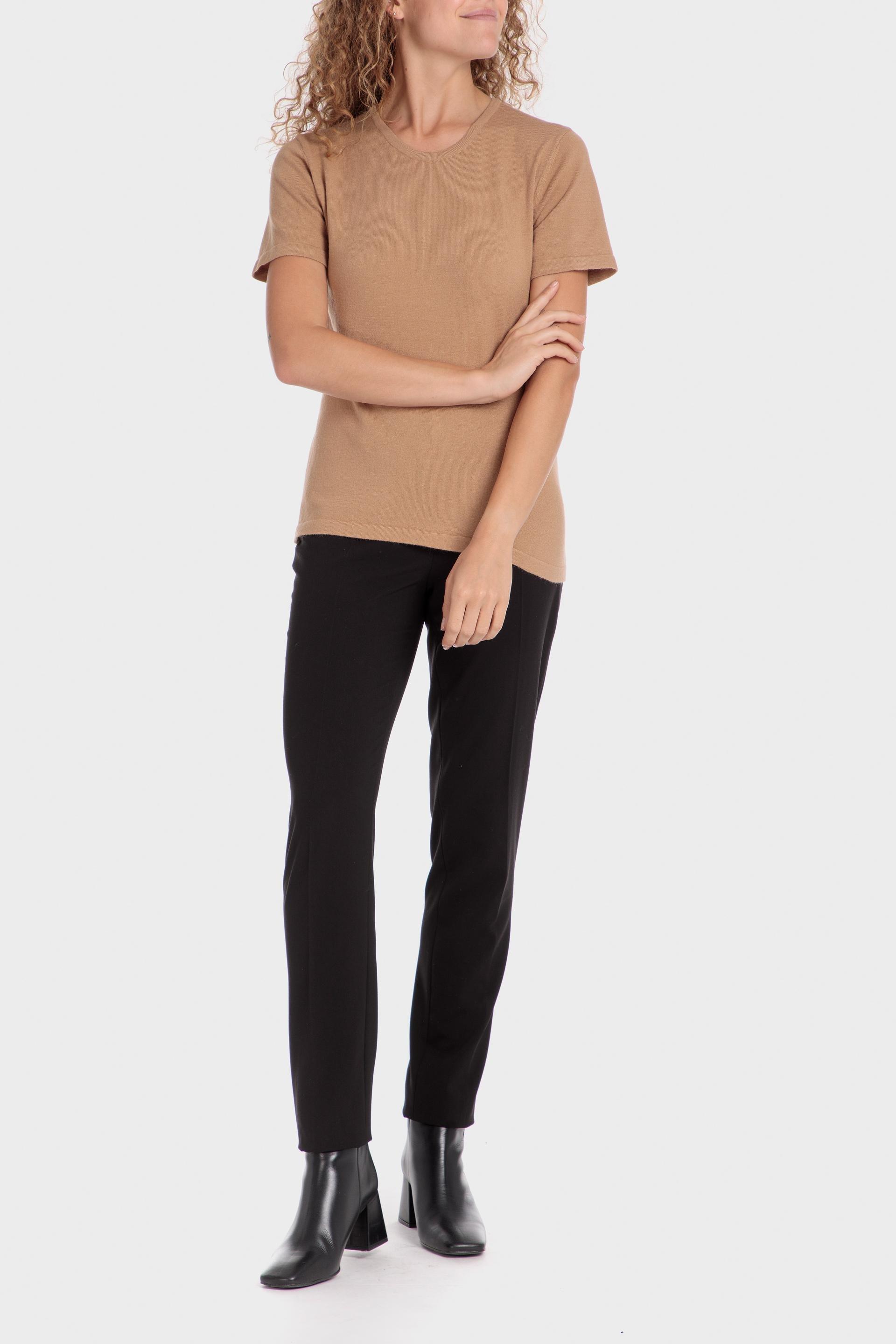 Beige Ribbed Sweater, , large image number 1