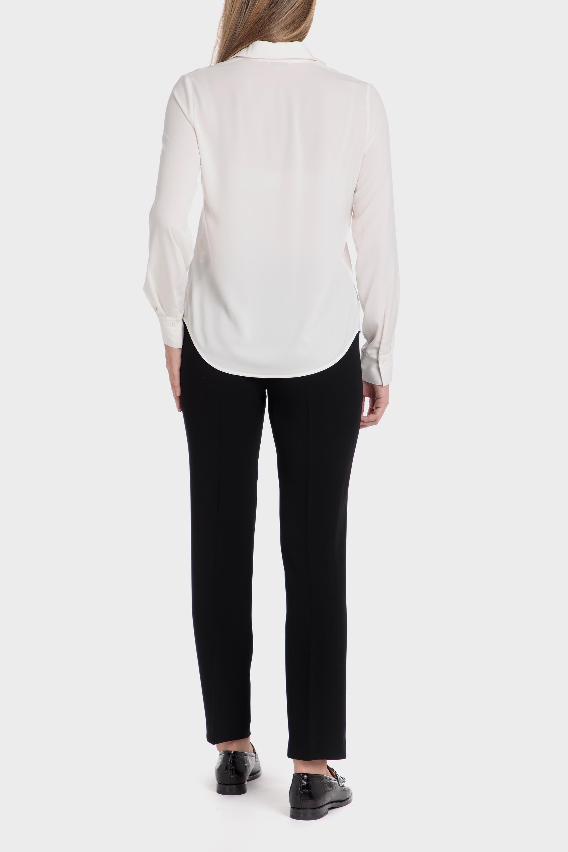 Black Elastic Waist Trousers, , large image number 1