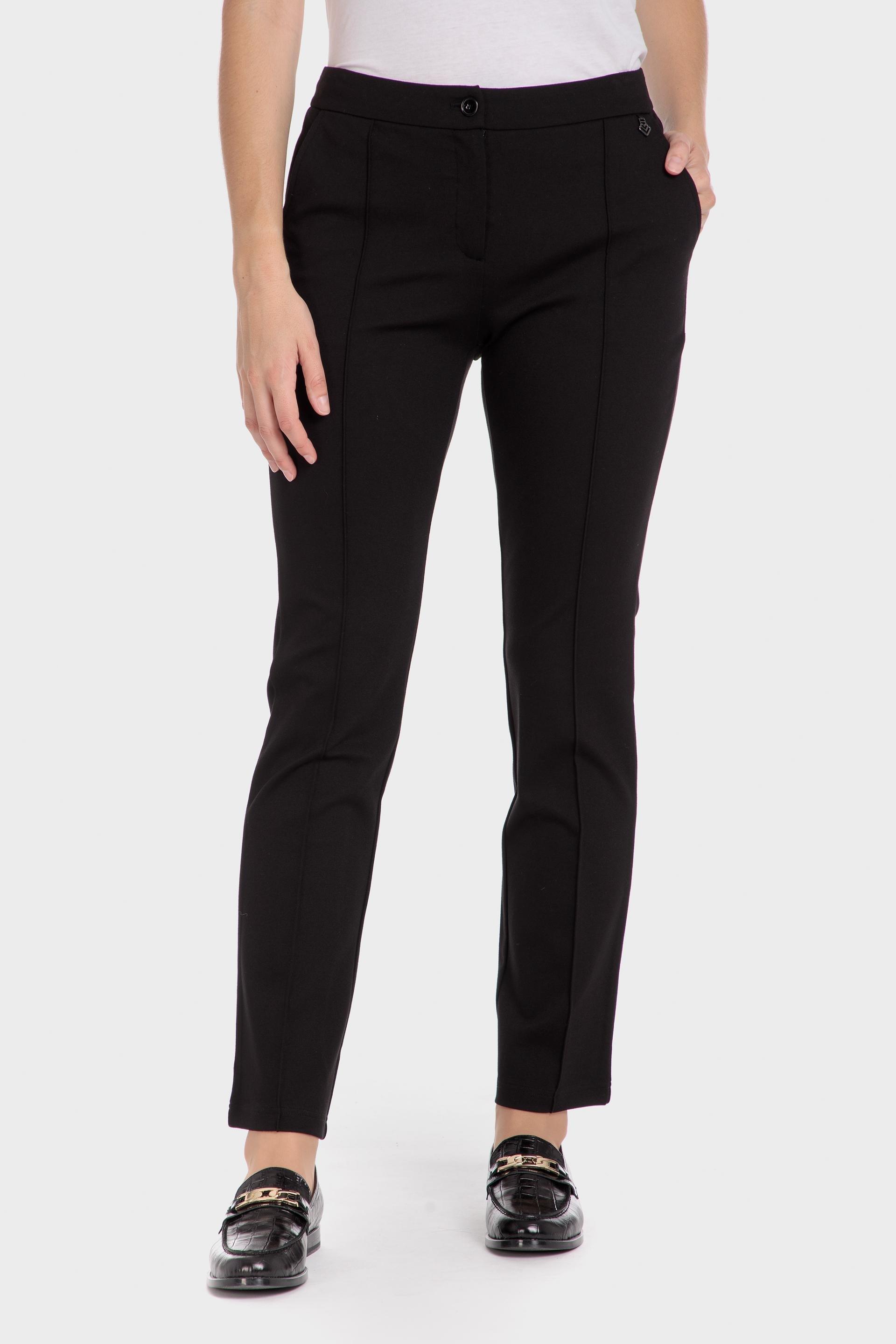 Black Plain Trousers, , large image number 0
