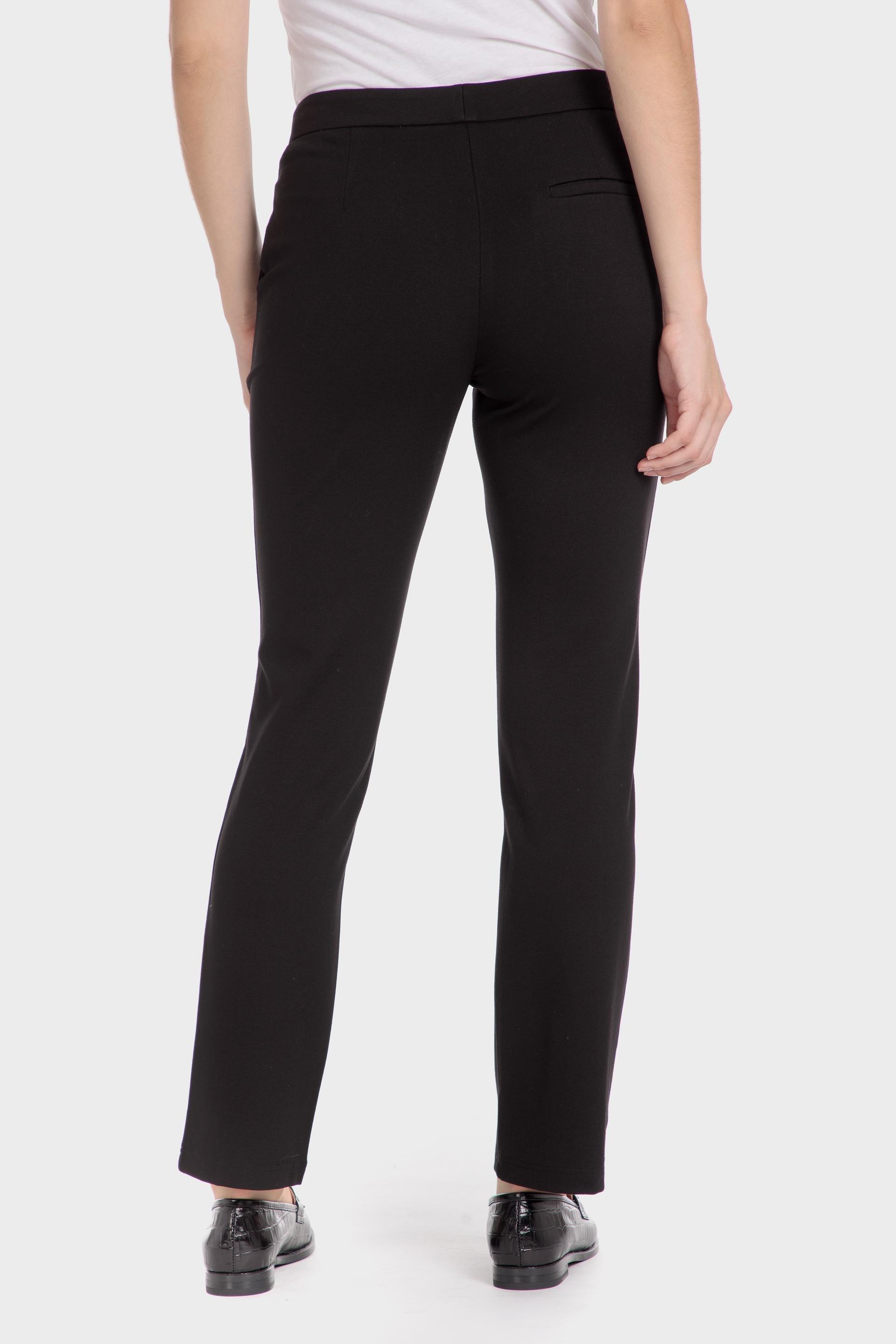 Black Plain Trousers, , large image number 3