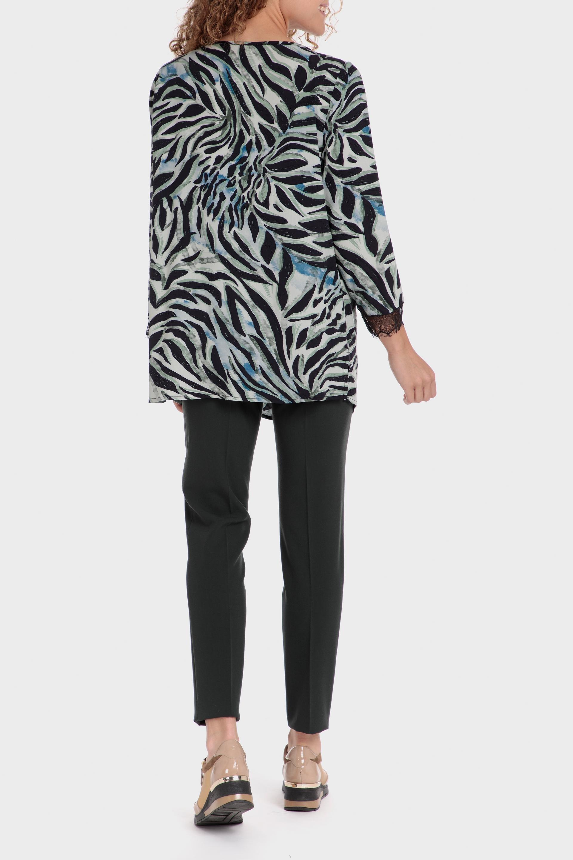 Green Plain Formal Trousers, , large image number 2