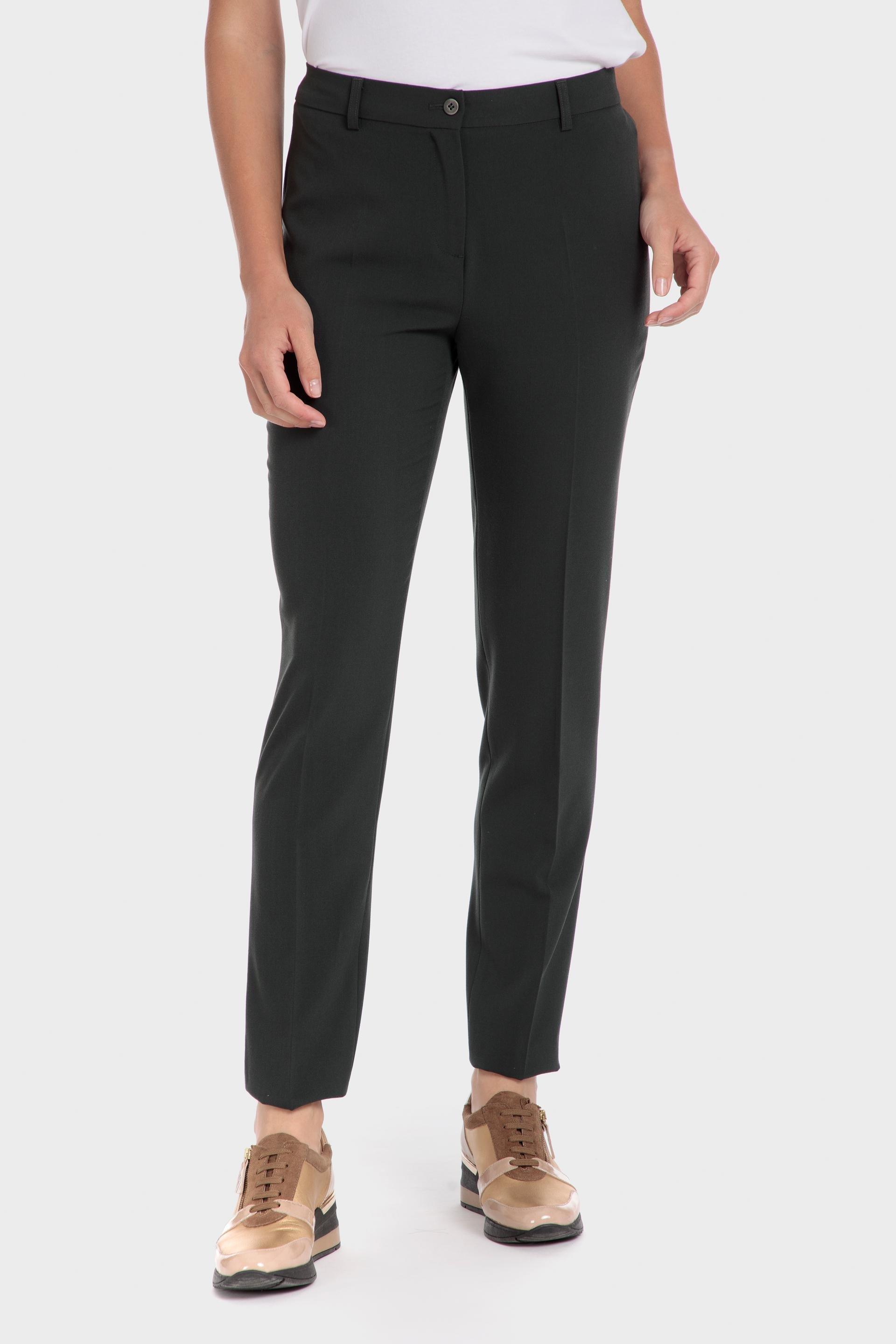 Green Plain Formal Trousers, , large image number 3