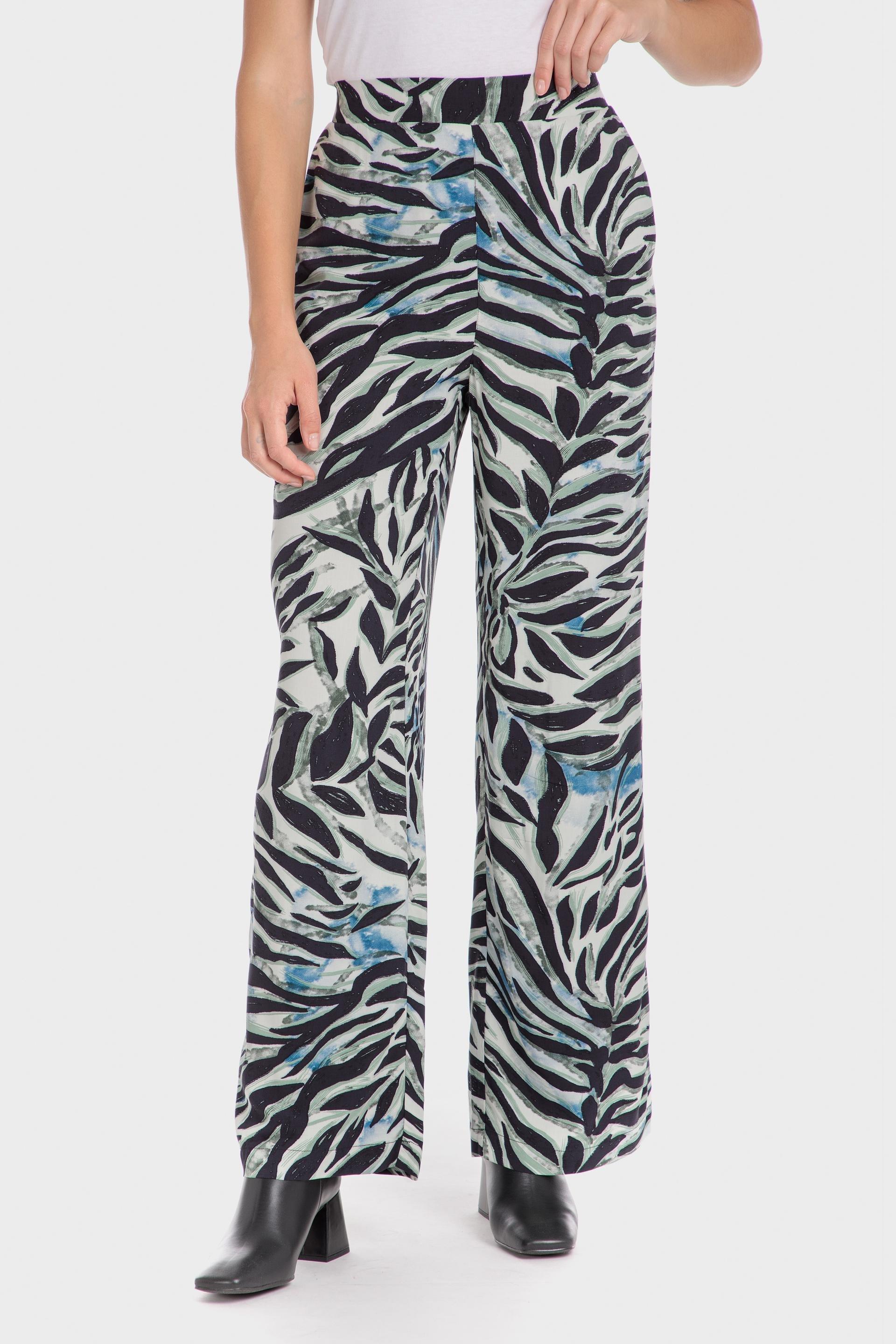 Multicolour Animal Pattern Trousers, , large image number 0