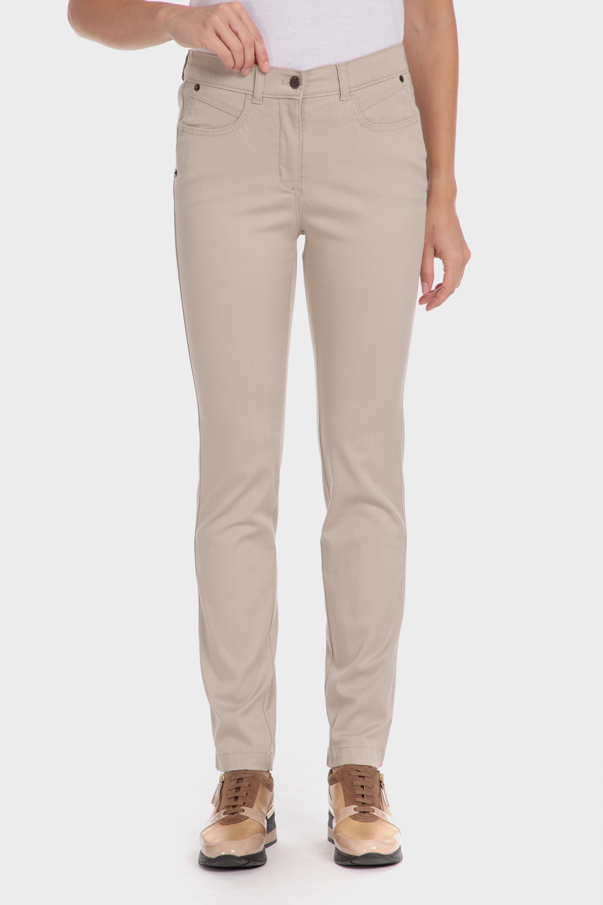 Beige Plain Chinos, , large image number 0