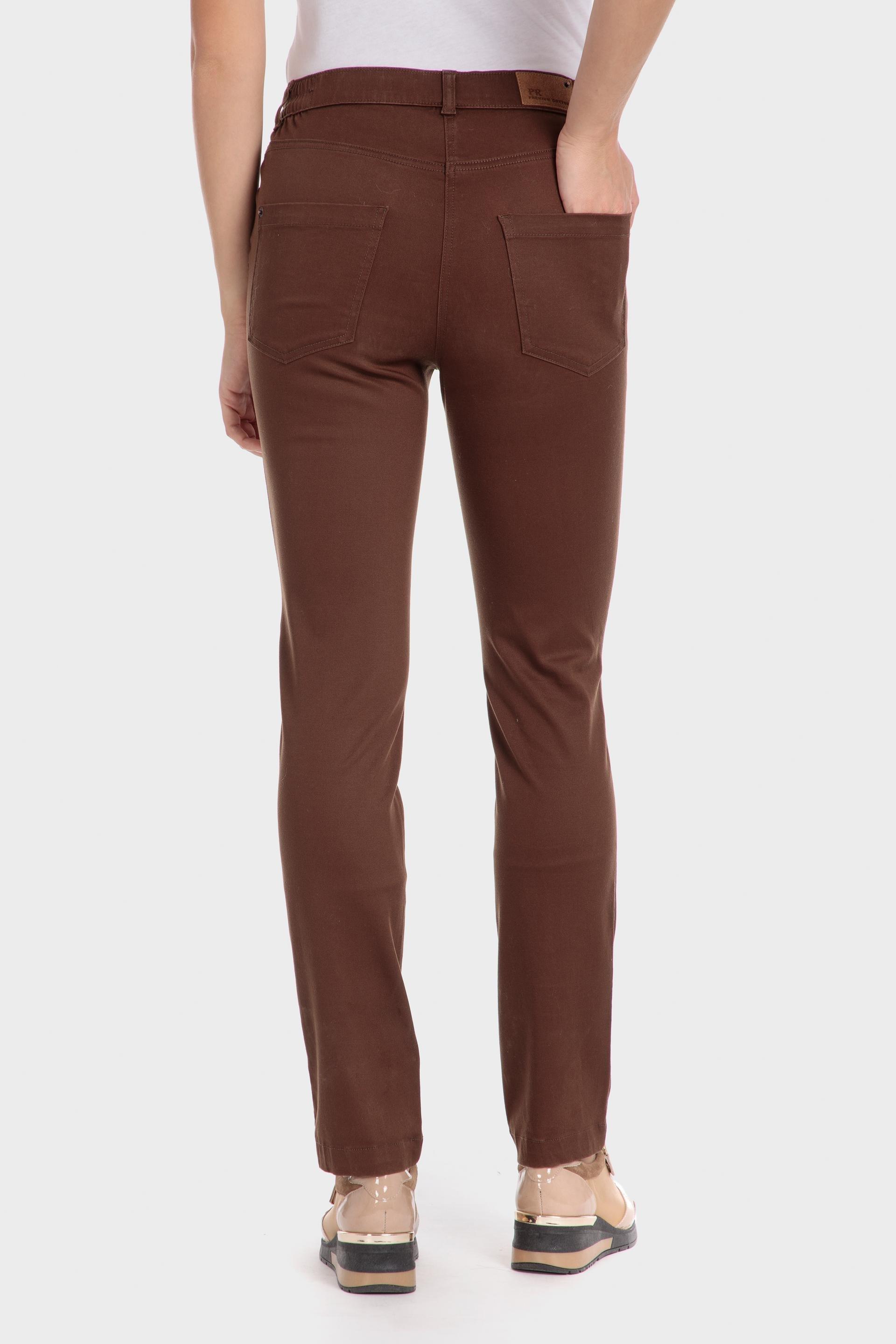 Red Plain Cotton Trousers, , large image number 0
