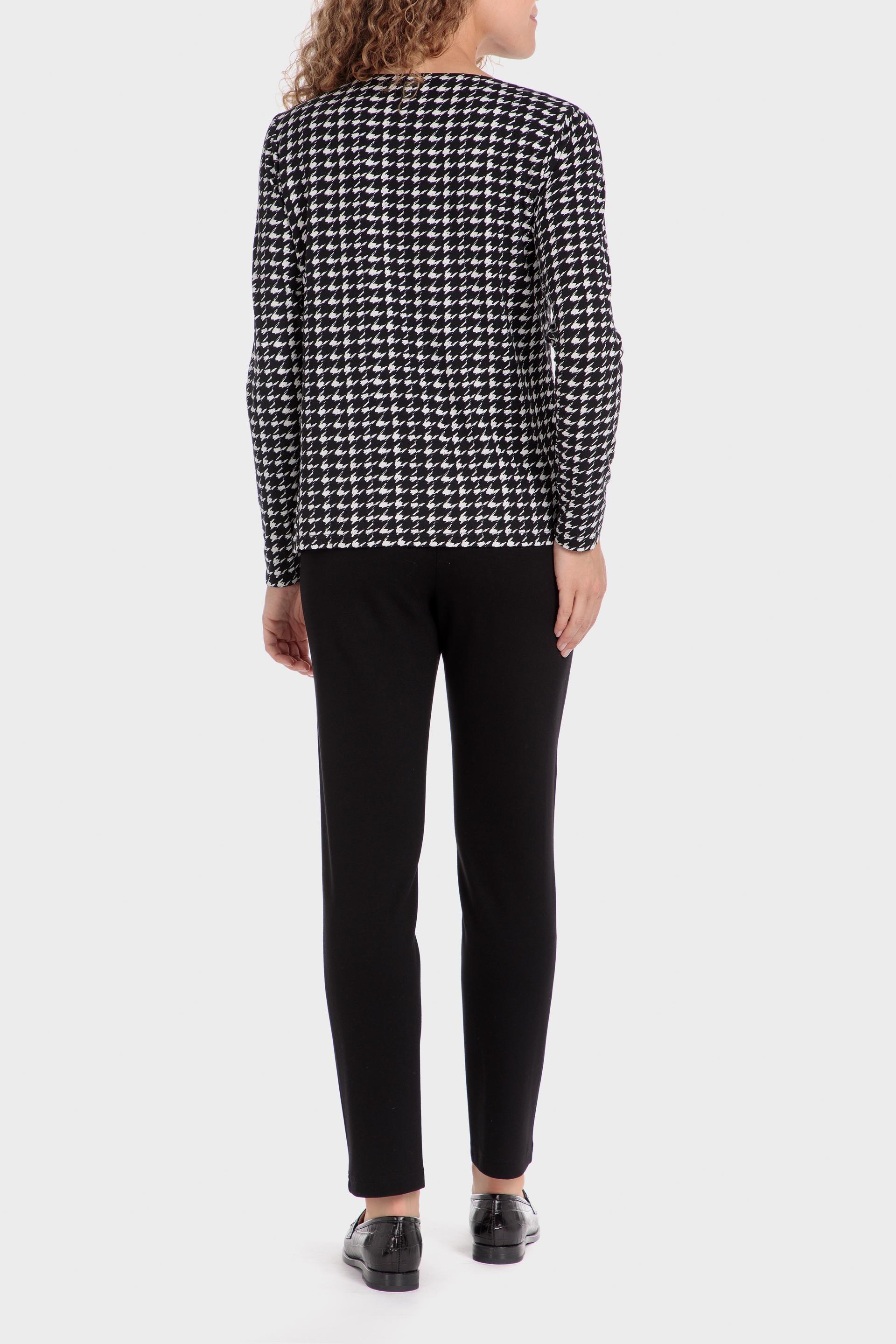Black Leather Effect Casual Trousers, , large image number 3