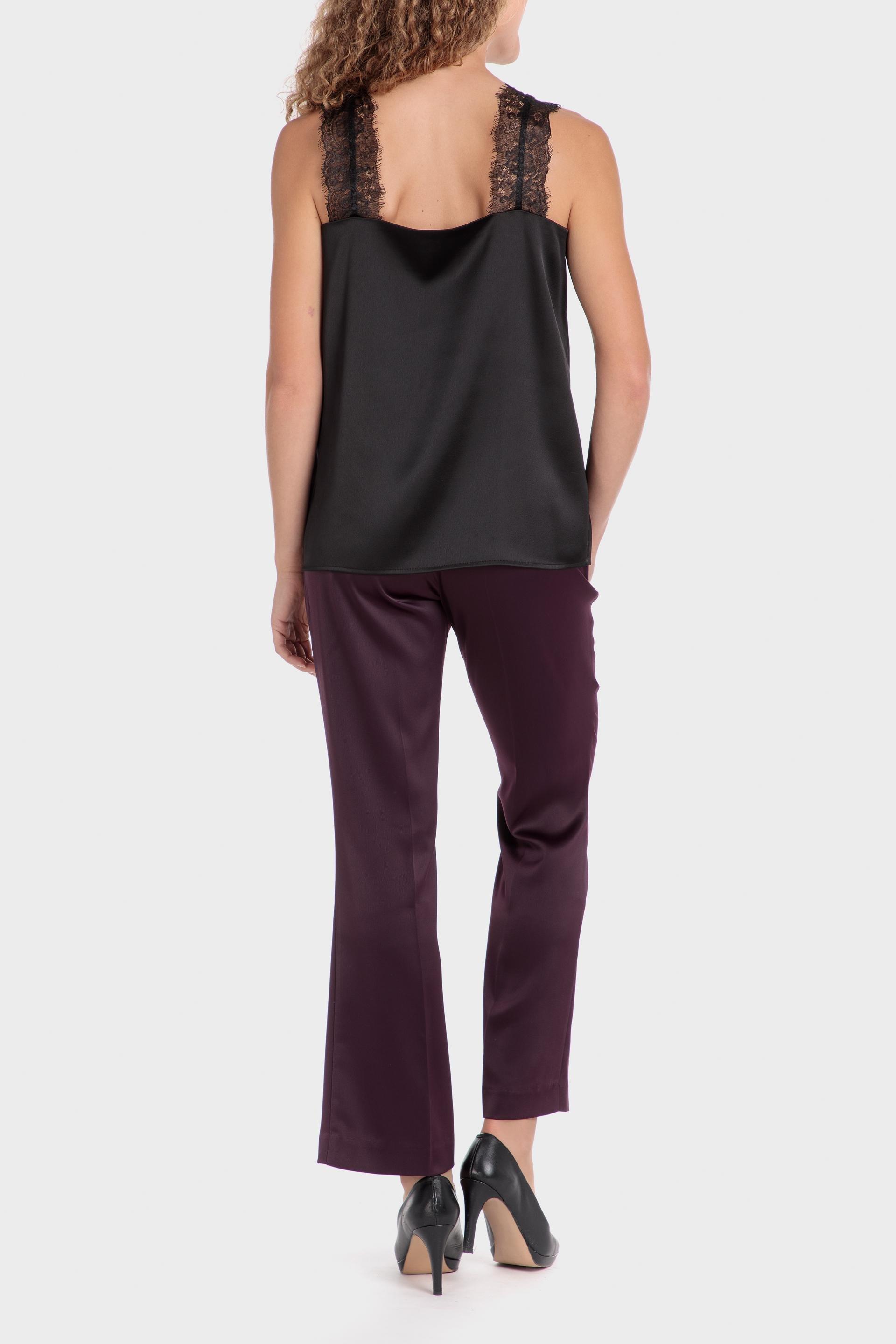 Purple Wide-Leg Trousers, , large image number 2